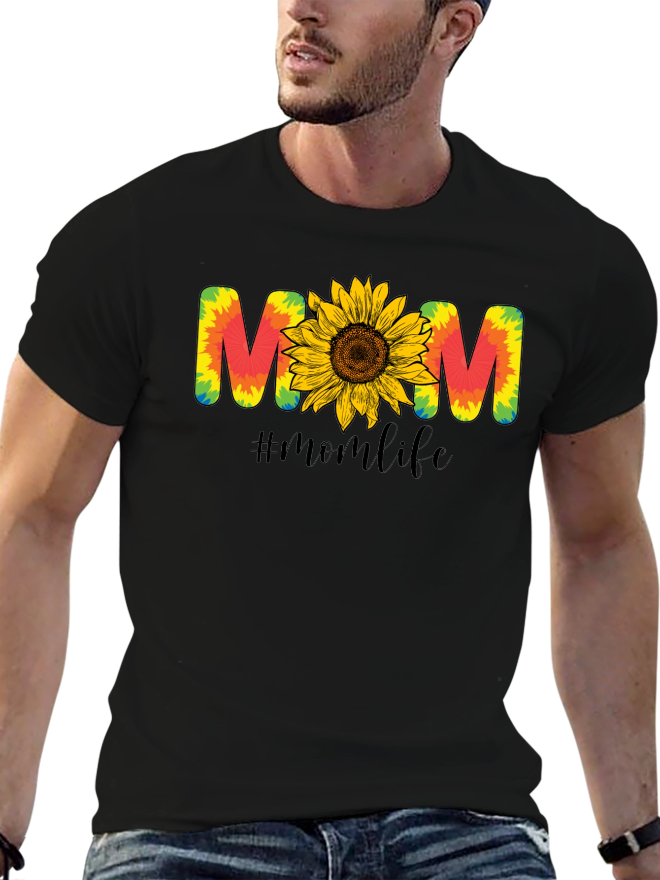 Mom Life Sunflower Graphic Tee