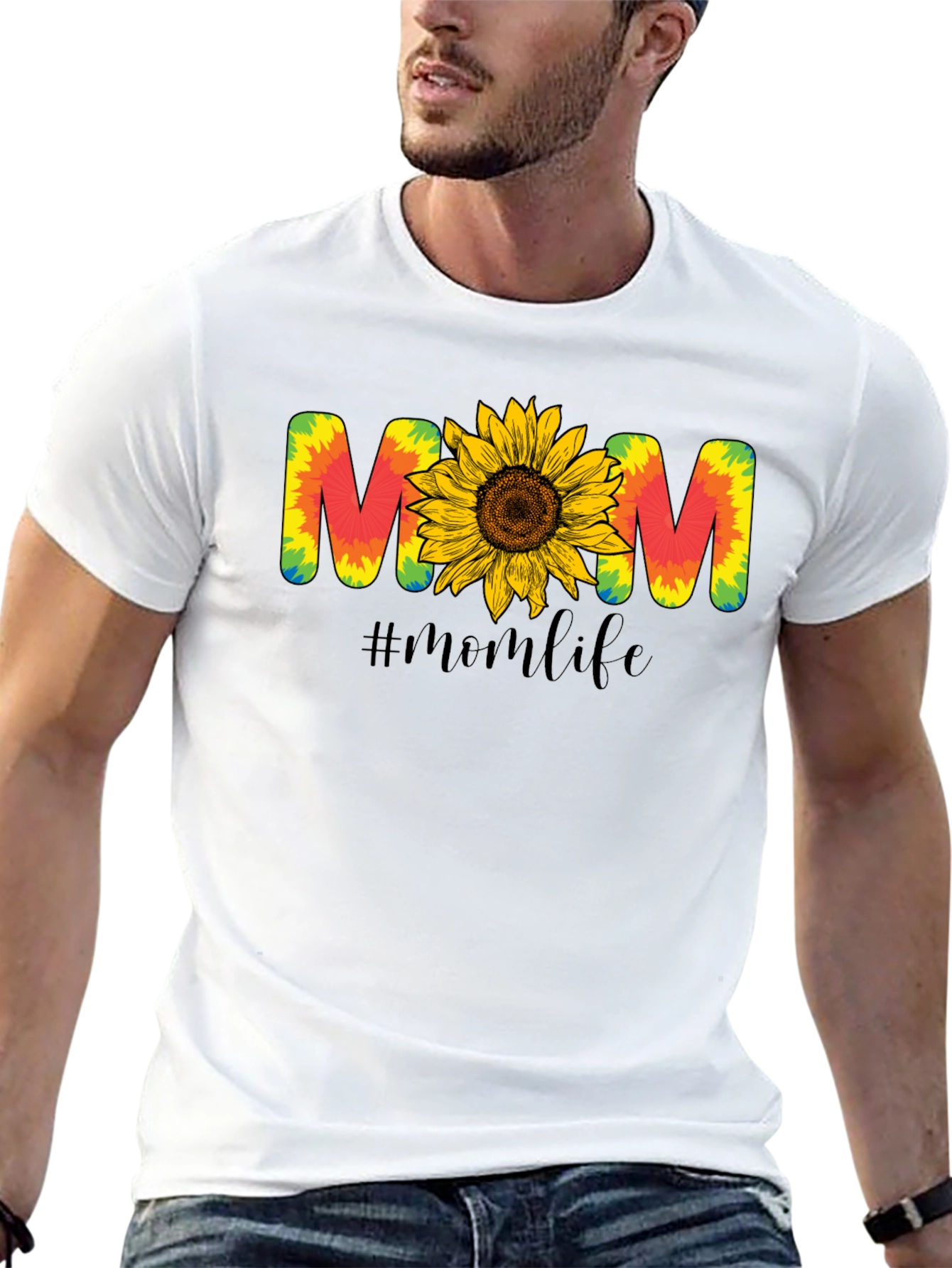 Mom Life Sunflower Graphic Tee