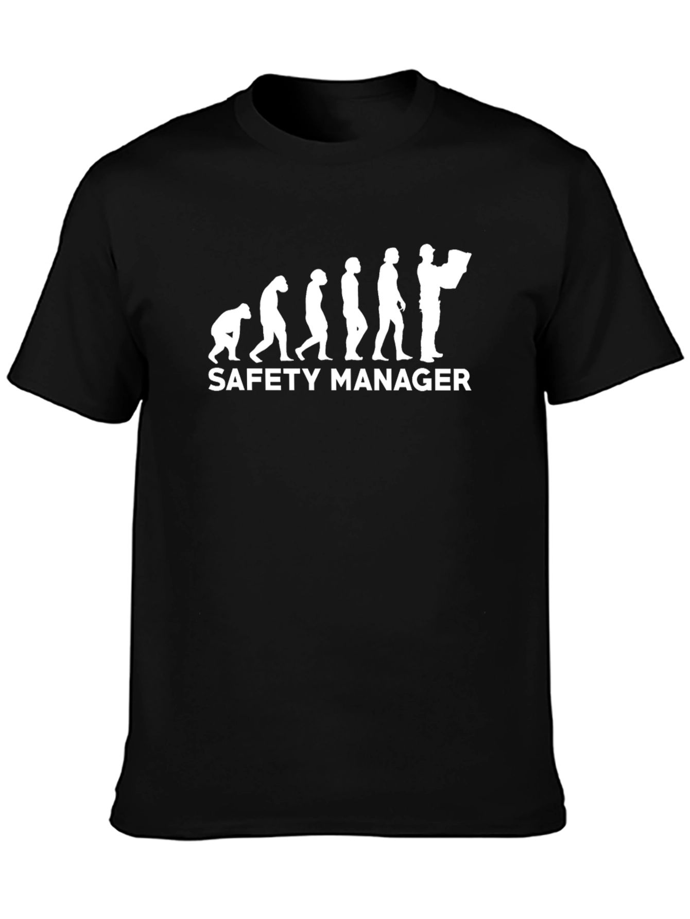 Safety Manager Evolution T-Shirt - Funny Work Tee