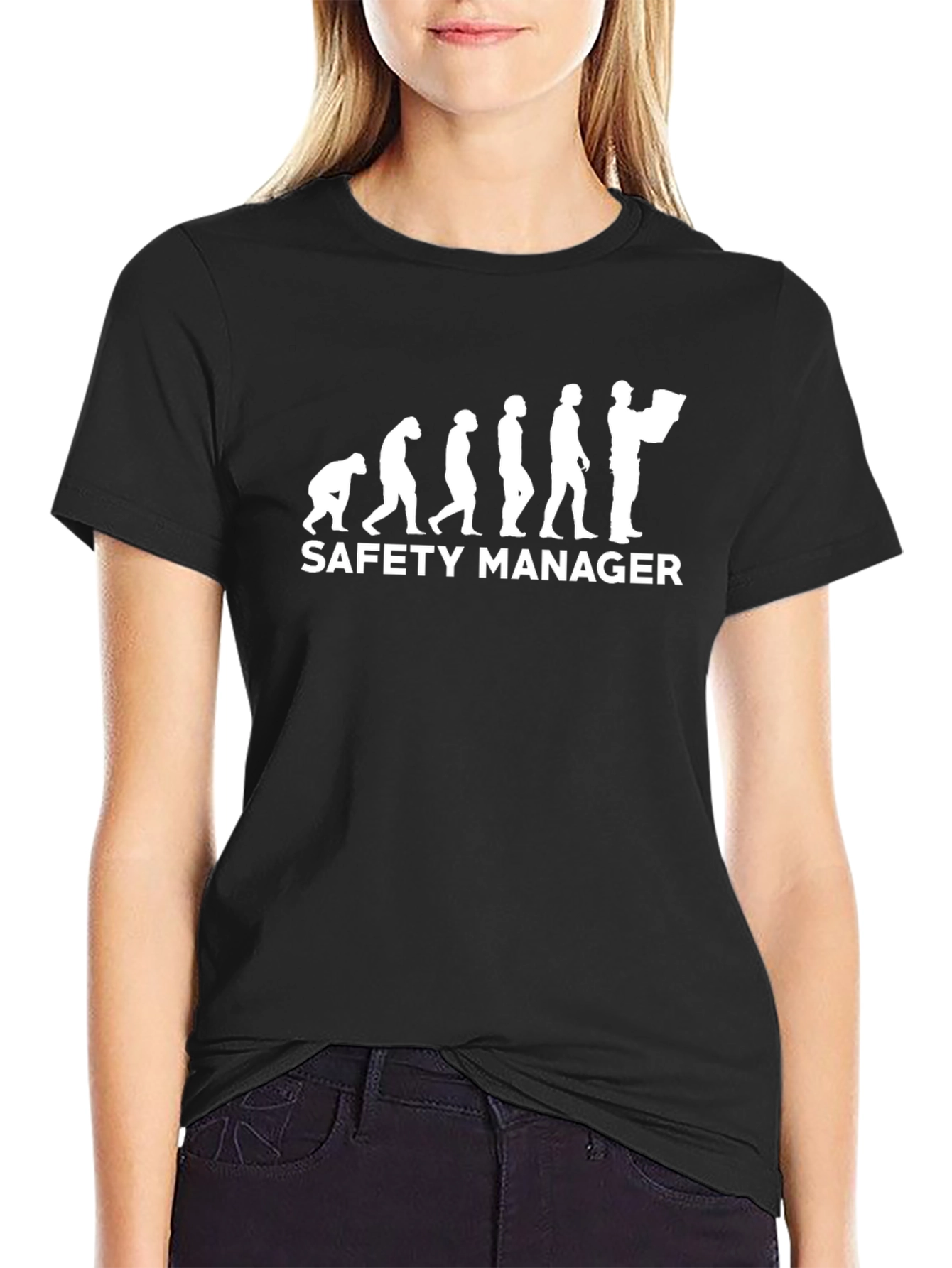 Safety Manager Evolution T-Shirt - Funny Work Tee