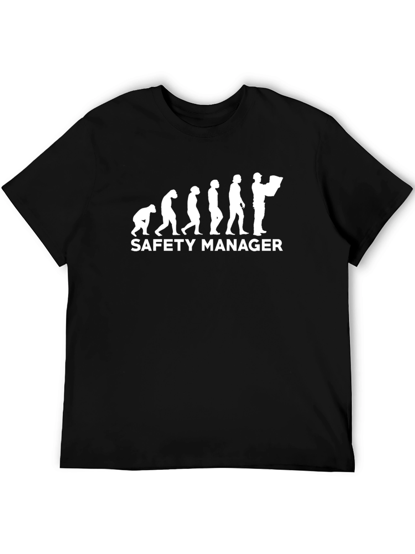 Safety Manager Evolution T-Shirt - Funny Work Tee