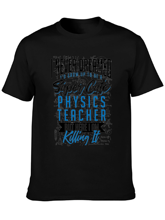 Super Cute Physics Teacher Graphic Tee