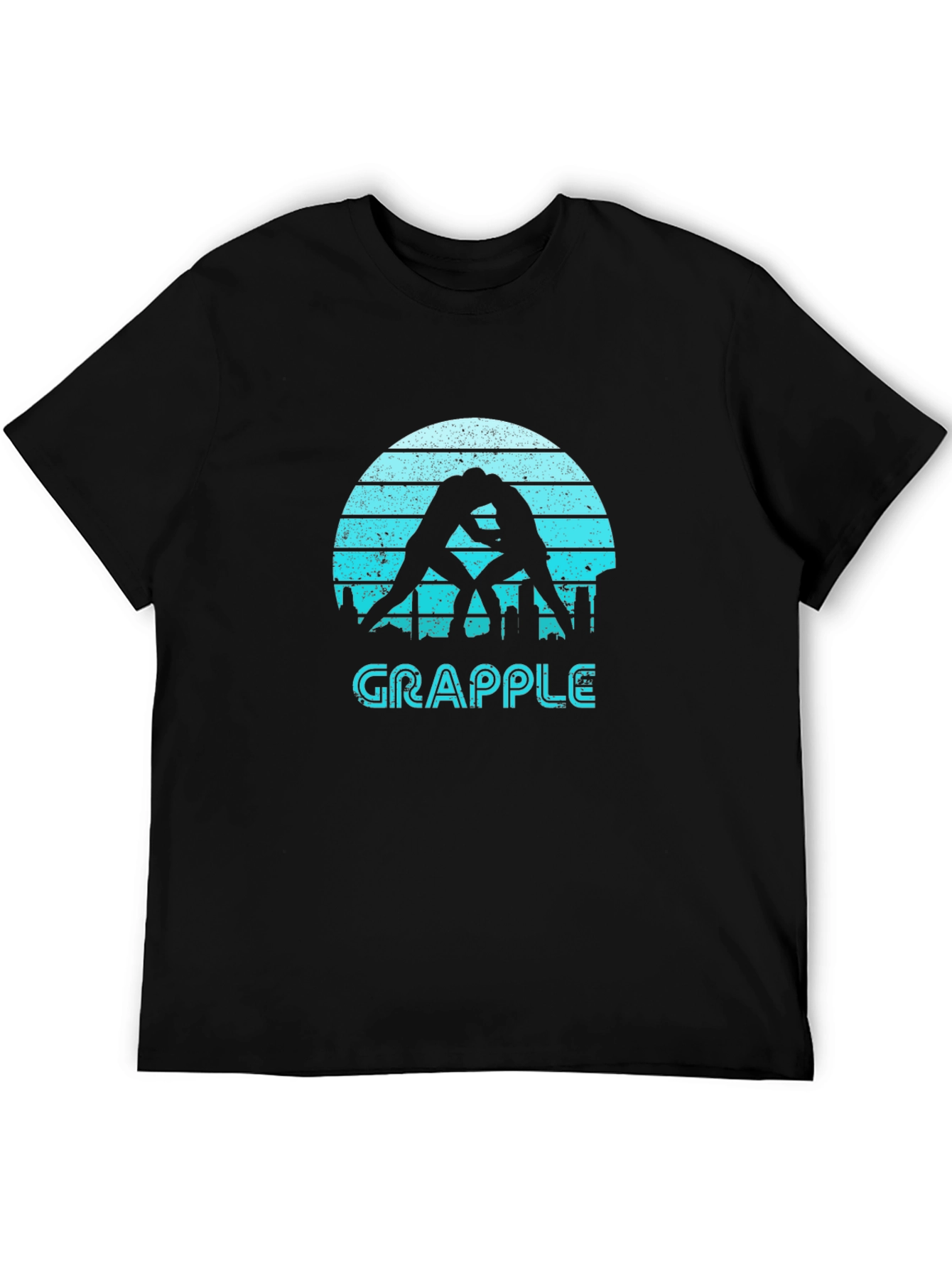 Grapple Wrestling T-Shirt - Retro Style