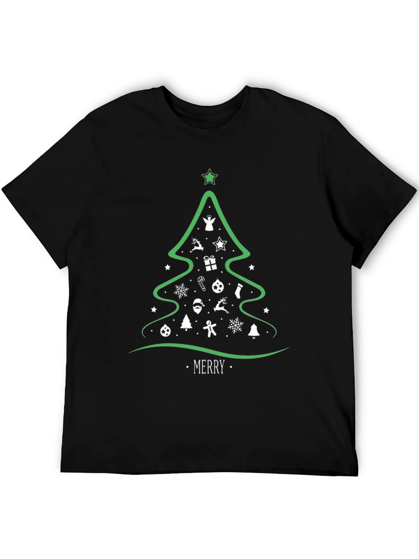 Festive Christmas Tree Graphic Tee