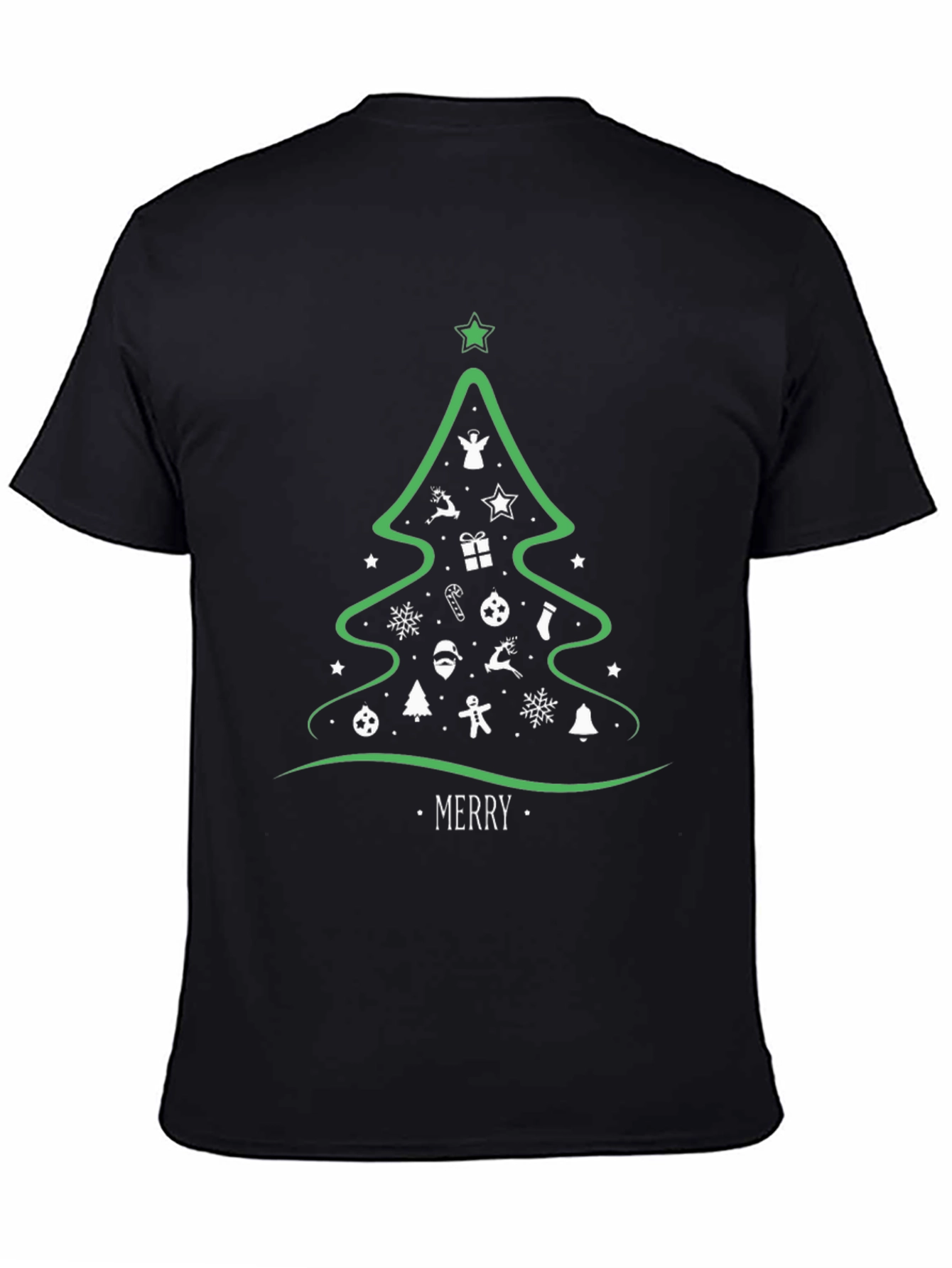 Festive Christmas Tree Graphic Tee