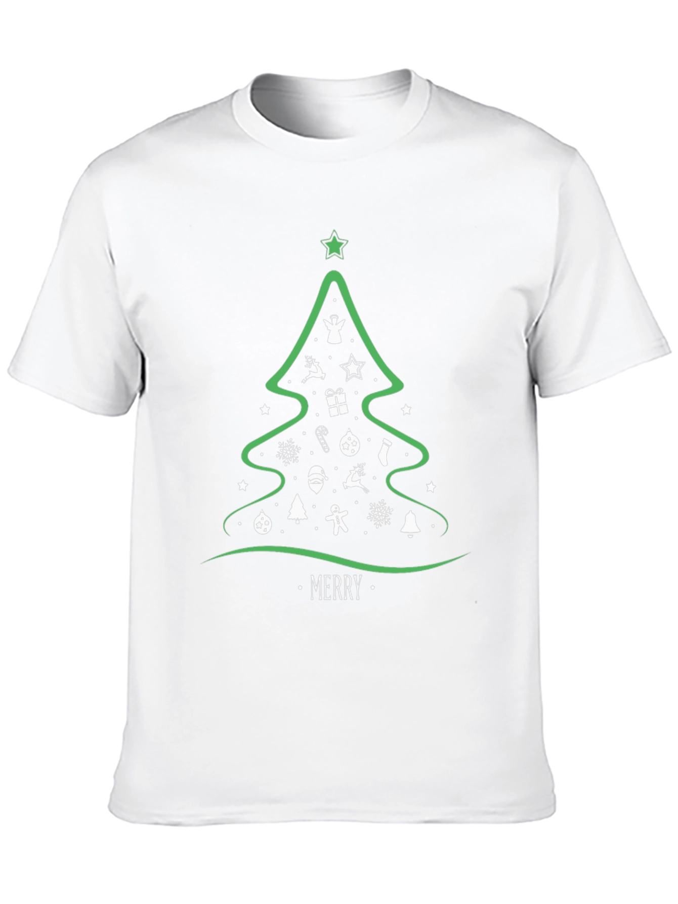 Festive Christmas Tree Graphic Tee