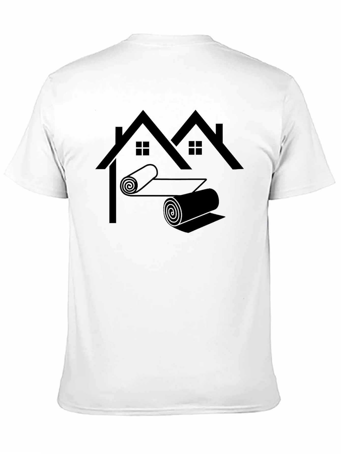 Roofer T-Shirt - Home Building Black Tee