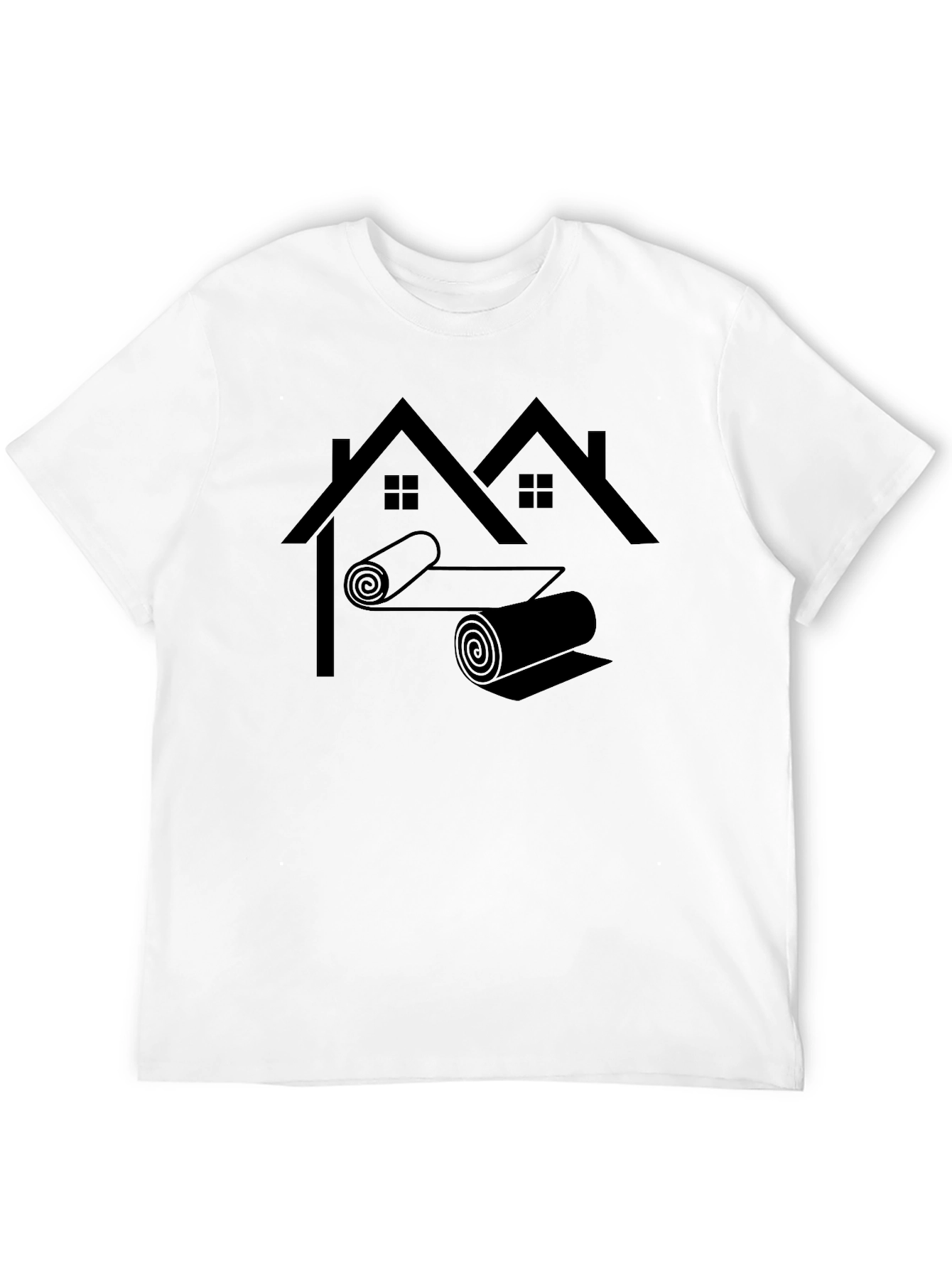Roofer T-Shirt - Home Building Black Tee