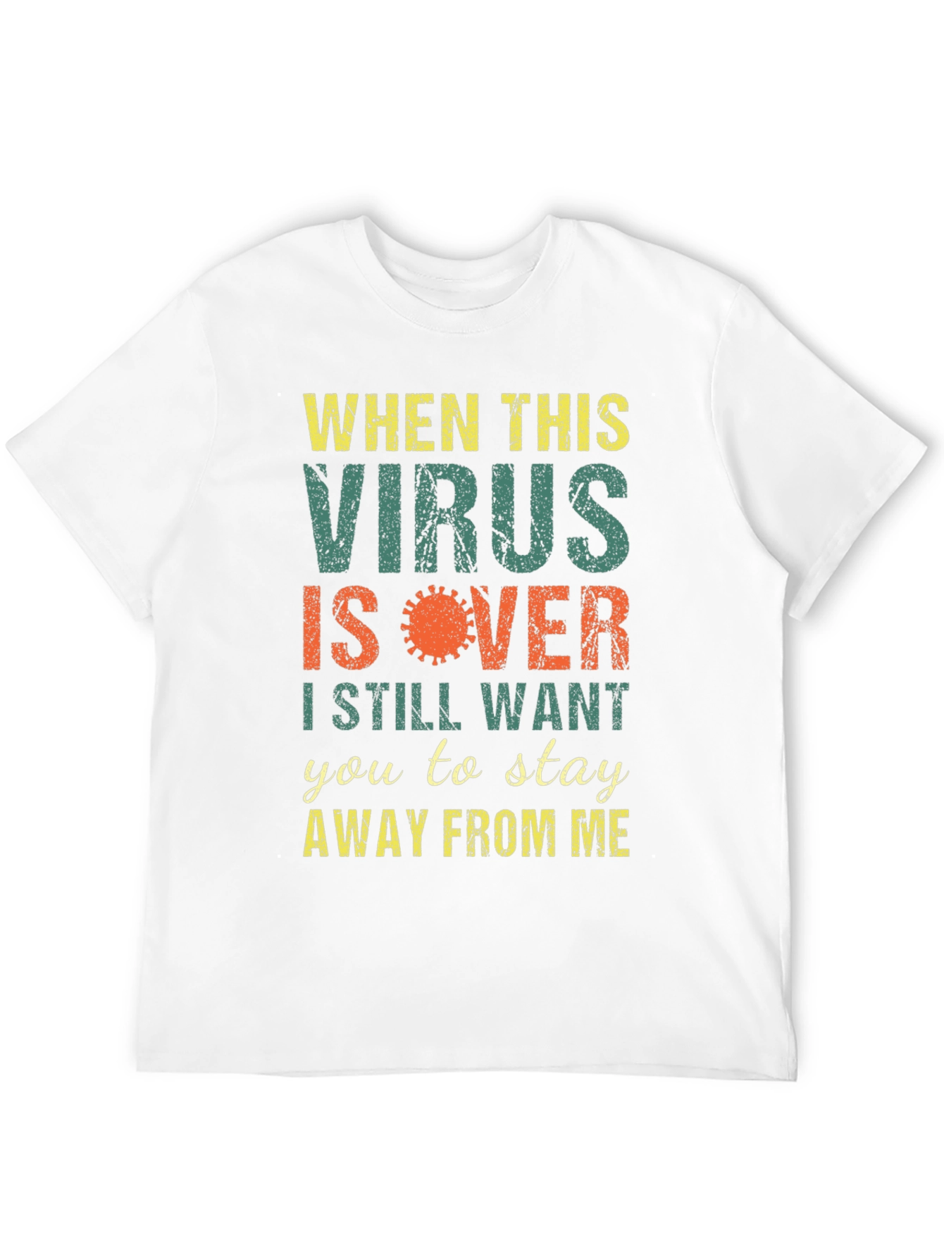 Funny Stay Away Graphic T-Shirt