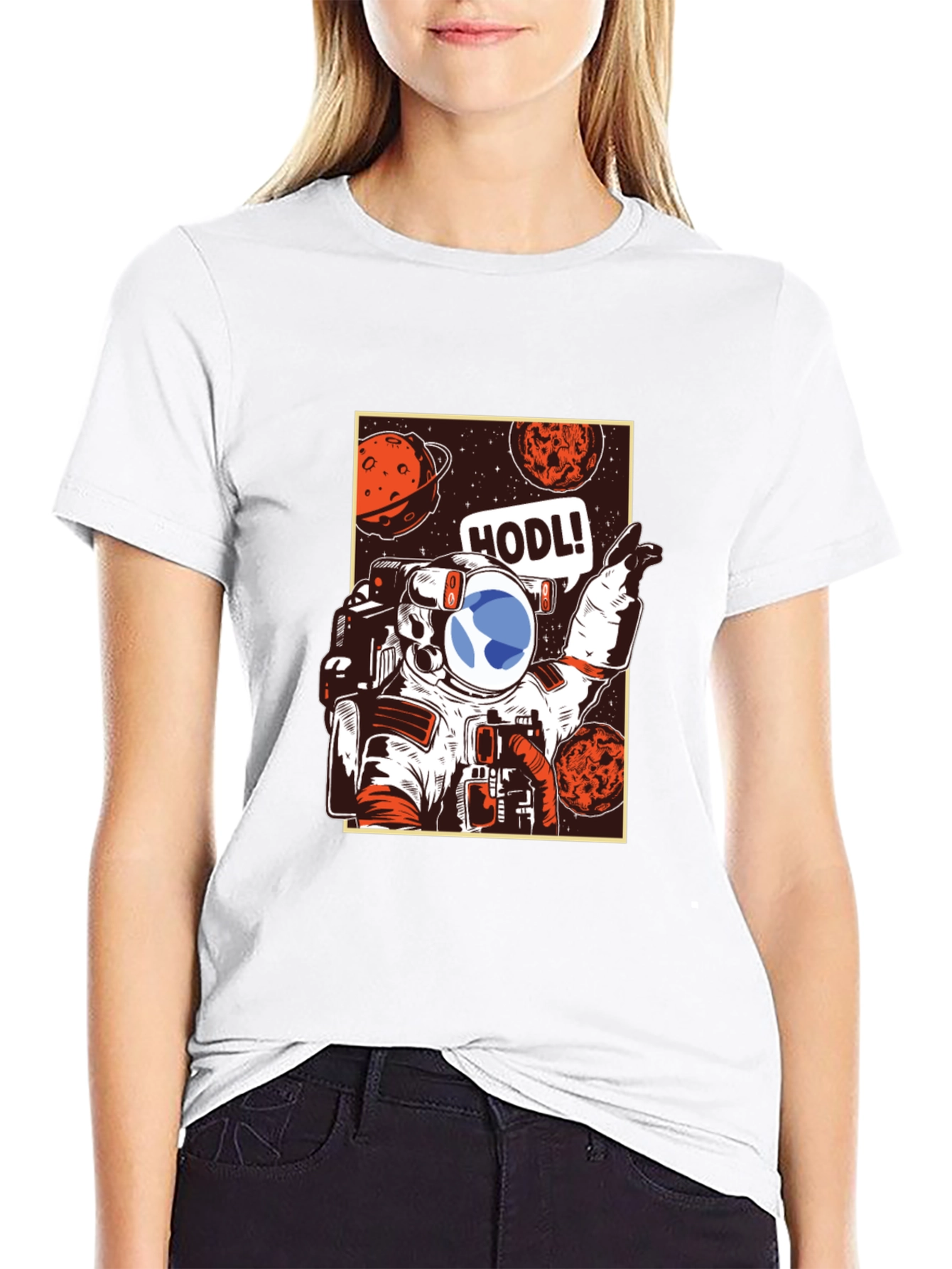Astronaut HODL T-Shirt - Crypto Investor Tee