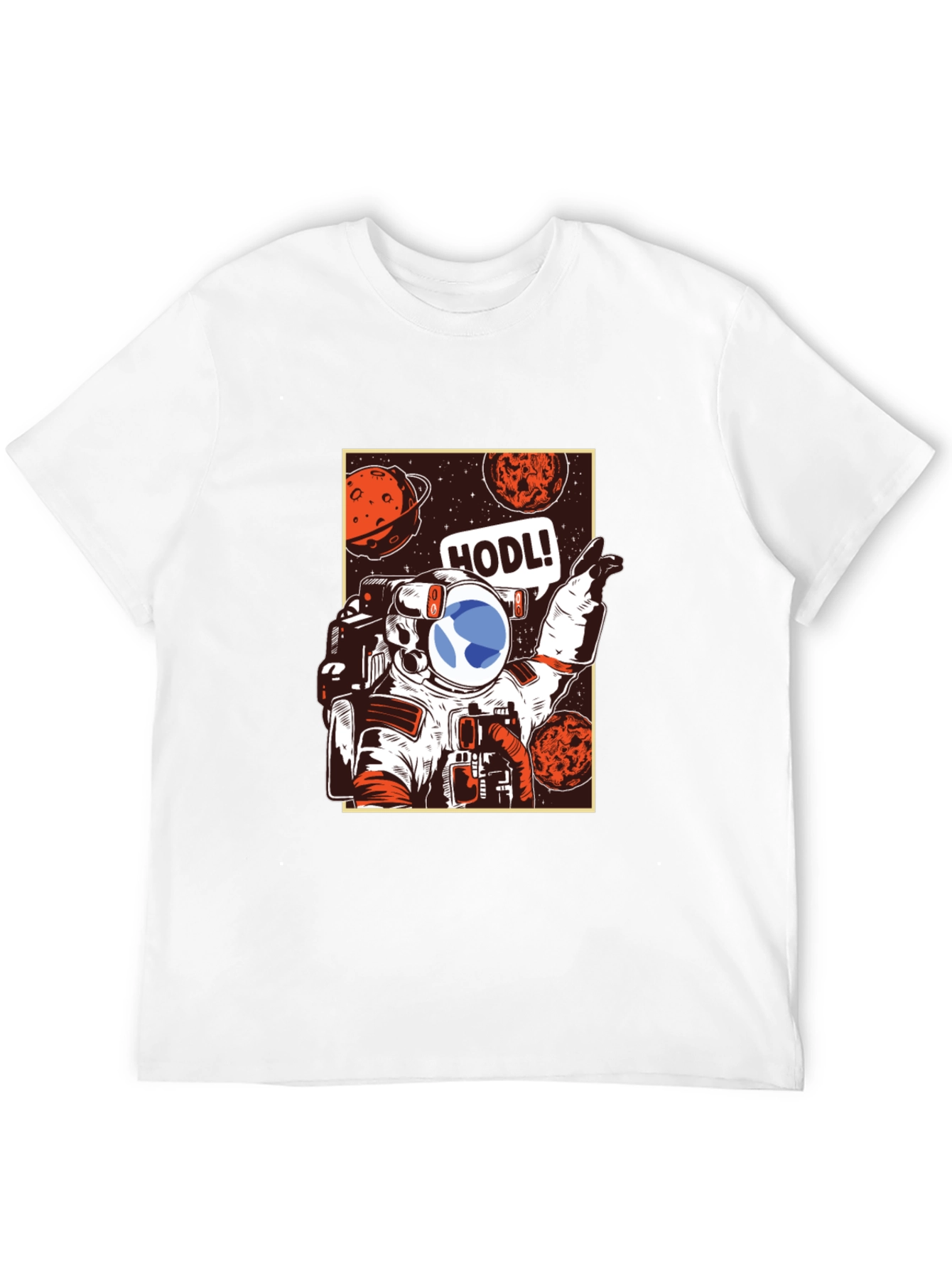 Astronaut HODL T-Shirt - Crypto Investor Tee