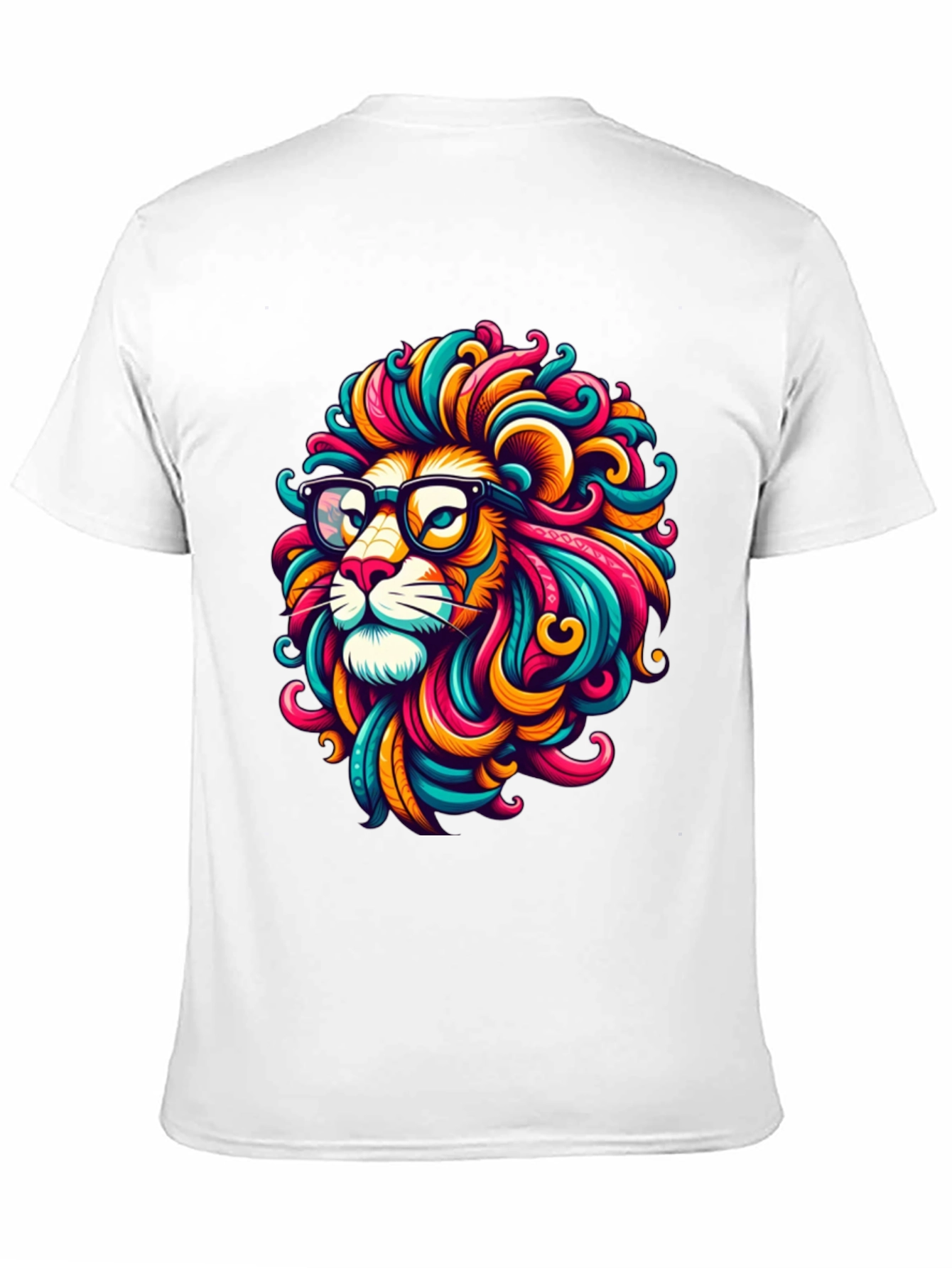 Cool Lion Graphic Tee - Stylish Black T-Shirt