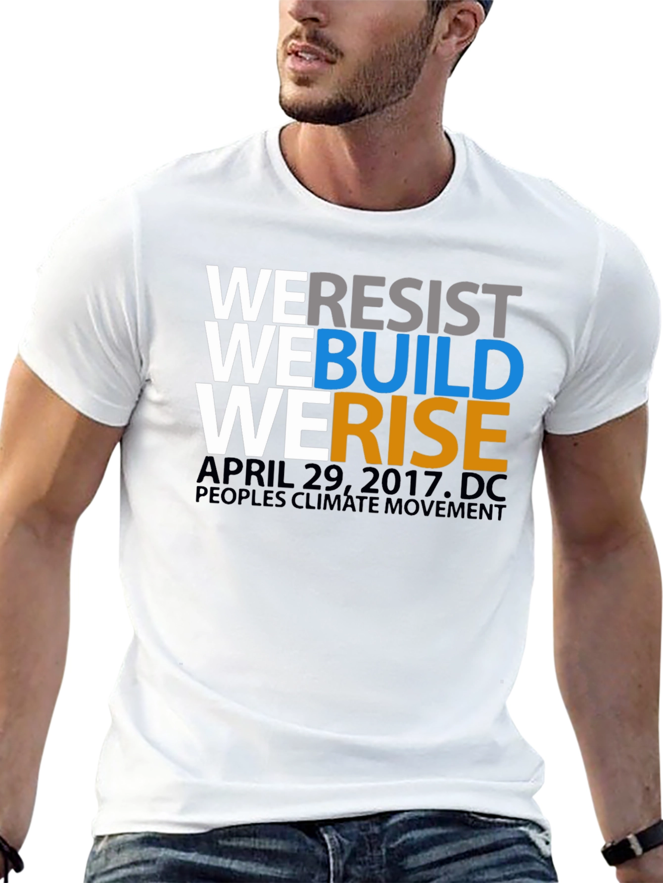 We Resist We Build We Rise T-Shirt