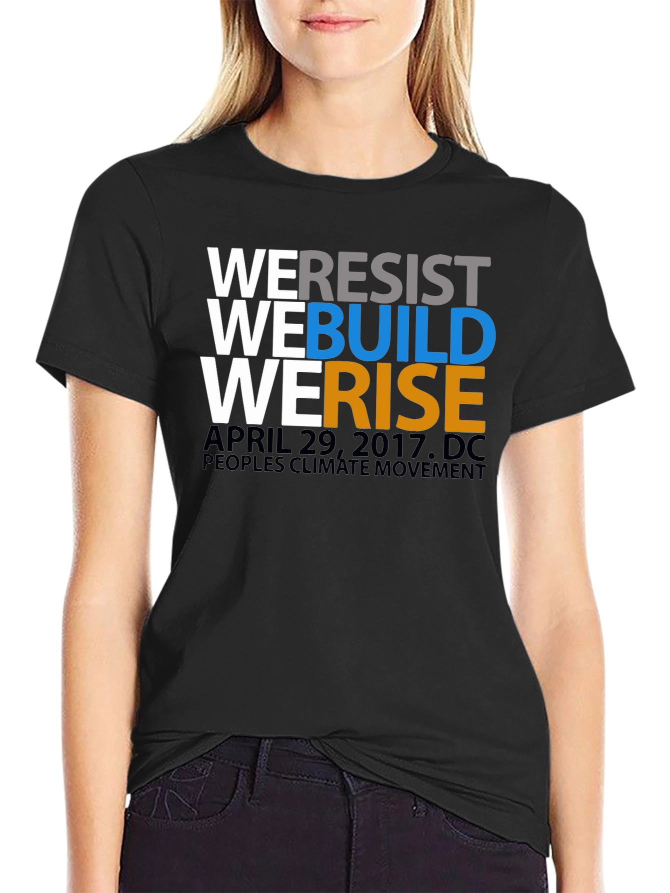 We Resist We Build We Rise T-Shirt