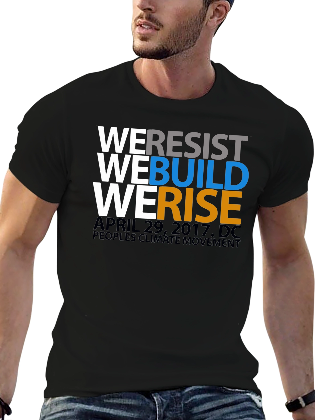We Resist We Build We Rise T-Shirt
