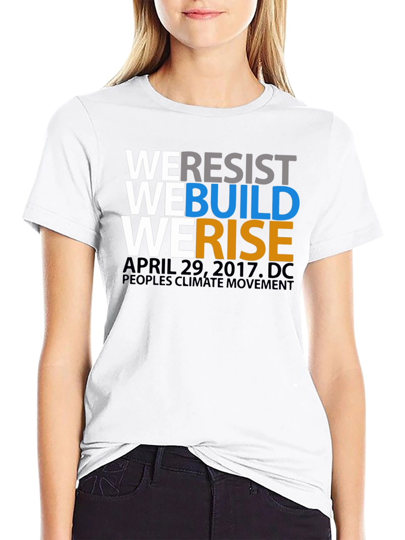 We Resist We Build We Rise T-Shirt