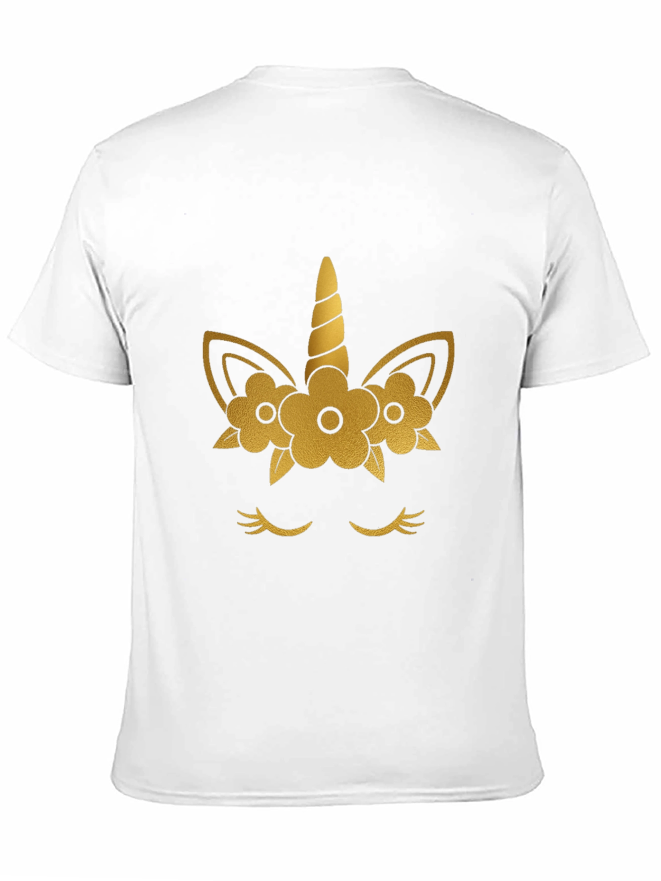Unicorn Tee - Gold Foil Design