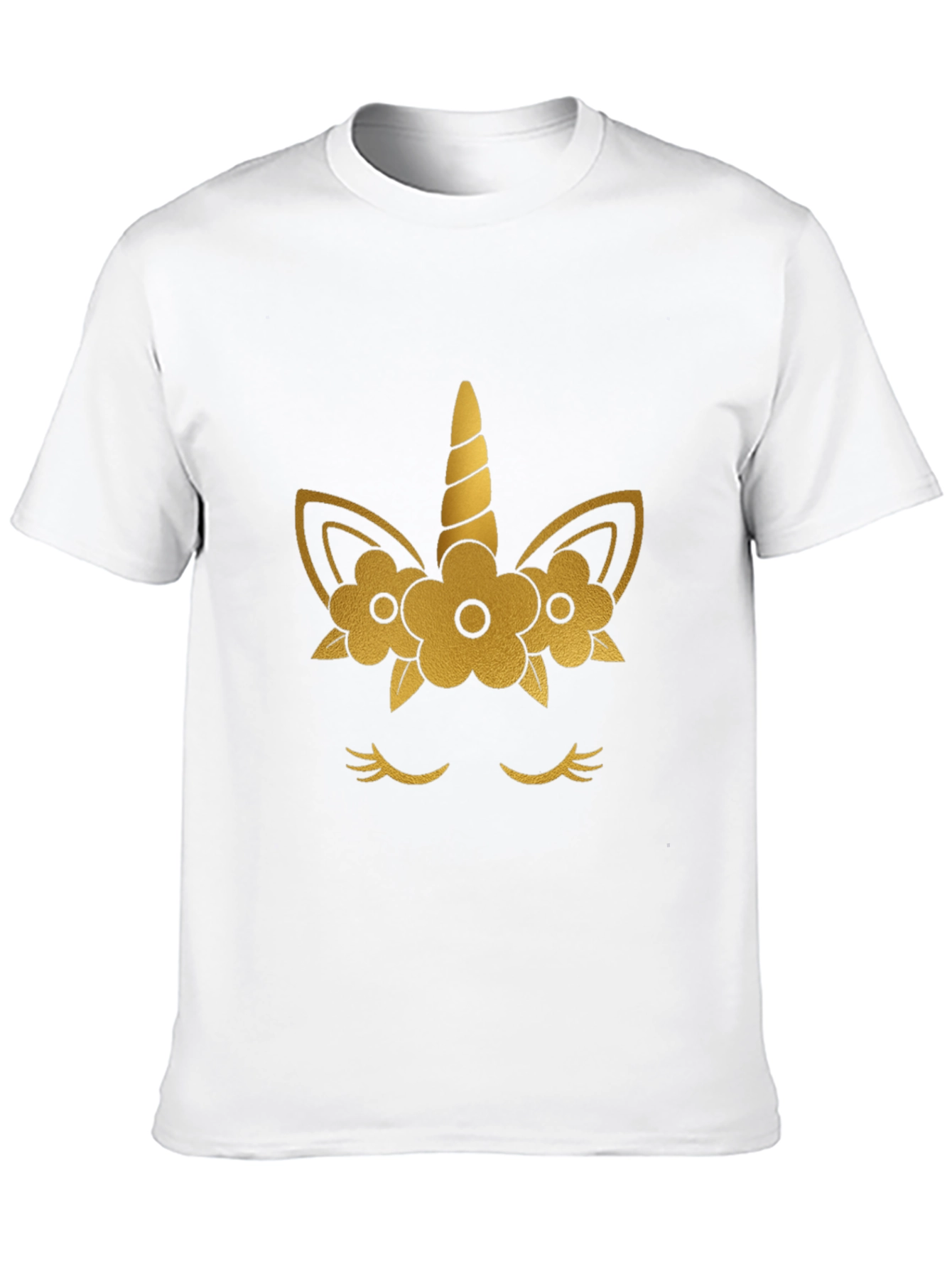 Unicorn Tee - Gold Foil Design