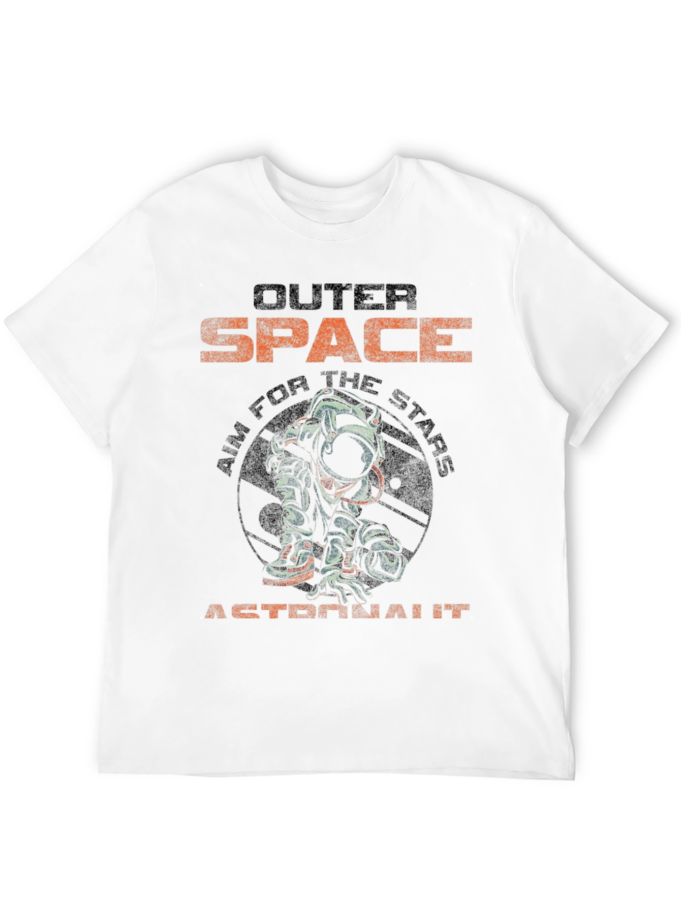 Outer Space Astronaut Graphic T-Shirt