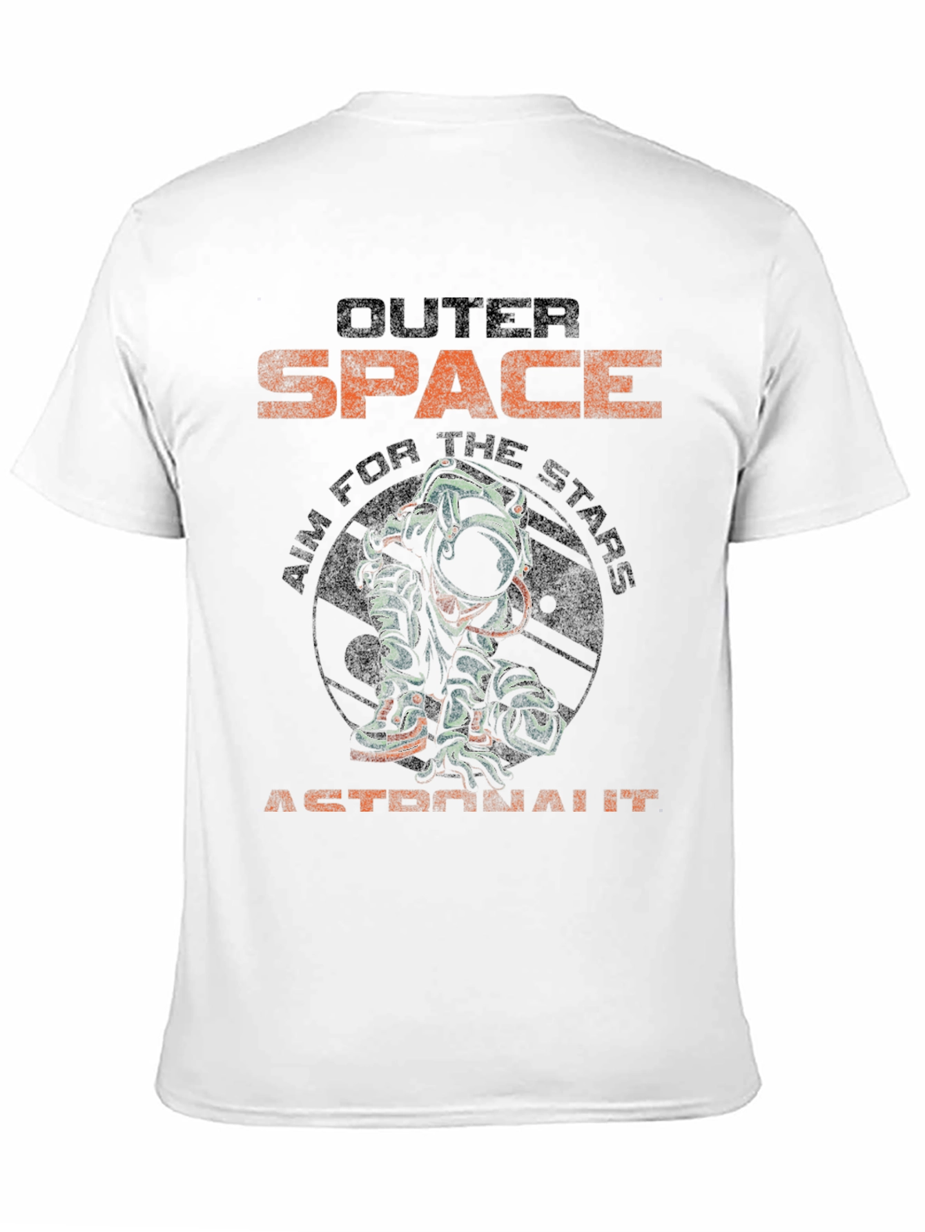Outer Space Astronaut Graphic T-Shirt