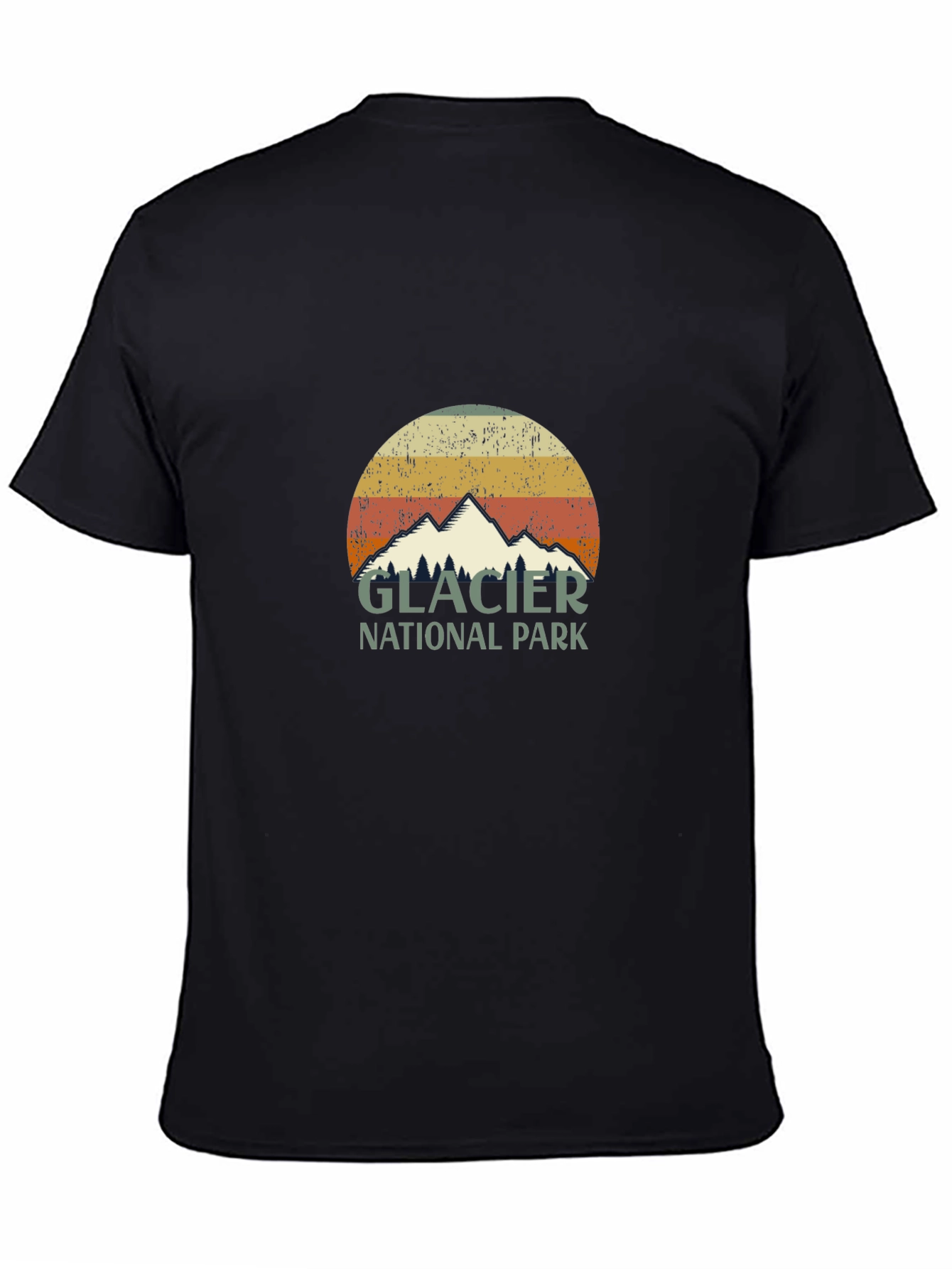 Glacier National Park Retro Graphic Tee
