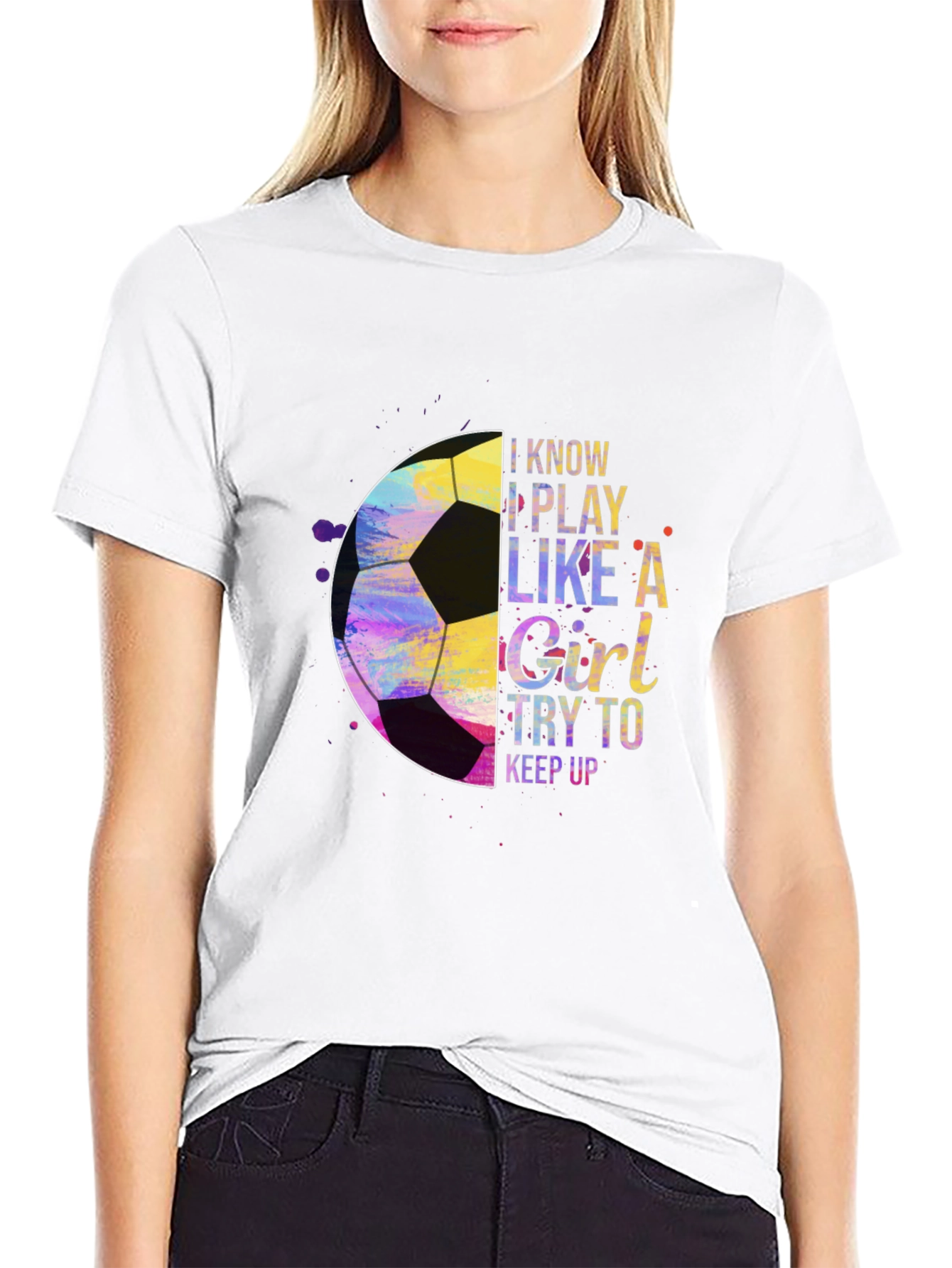 I Play Like a Girl Soccer T-Shirt