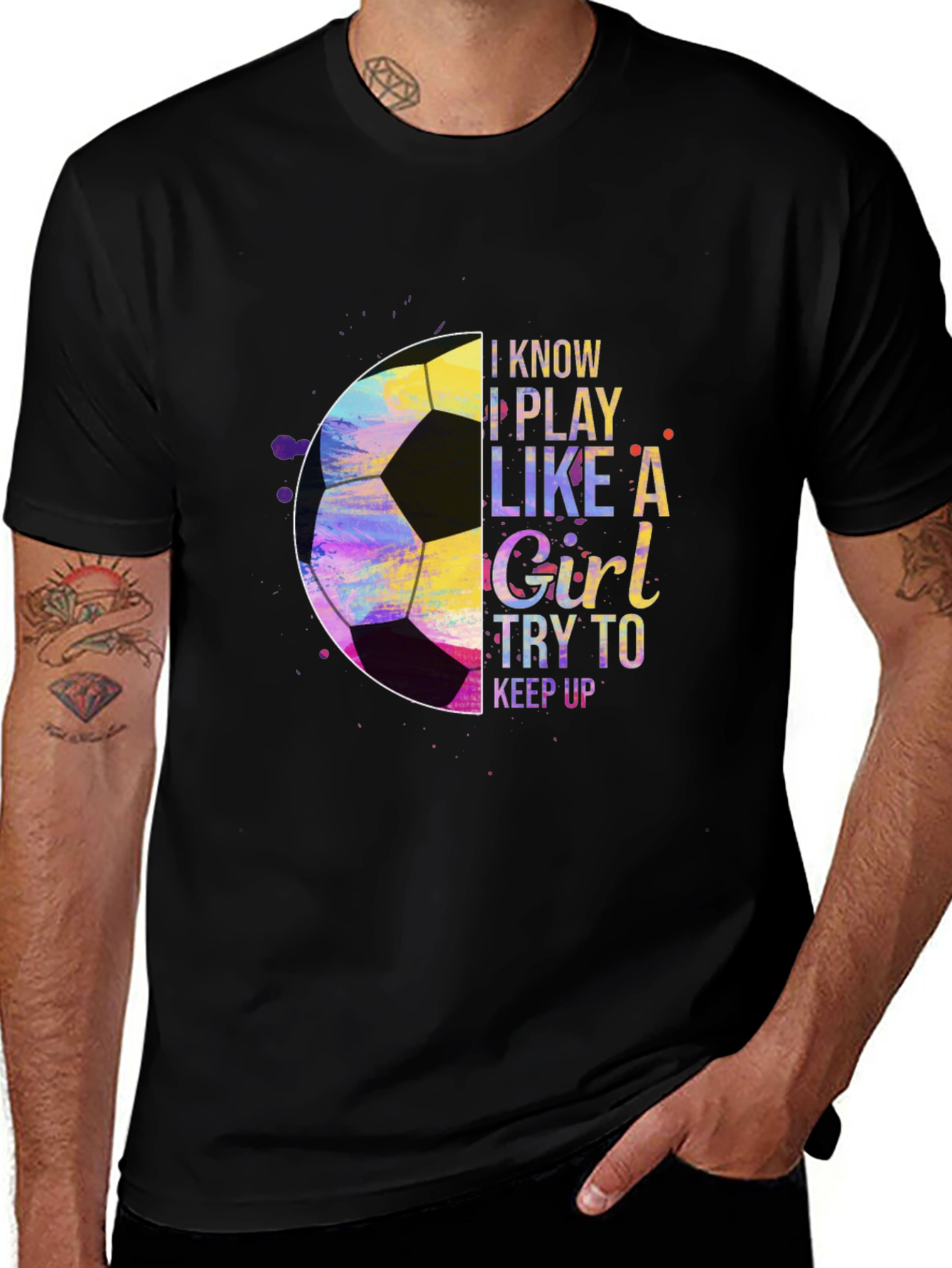 I Play Like a Girl Soccer T-Shirt