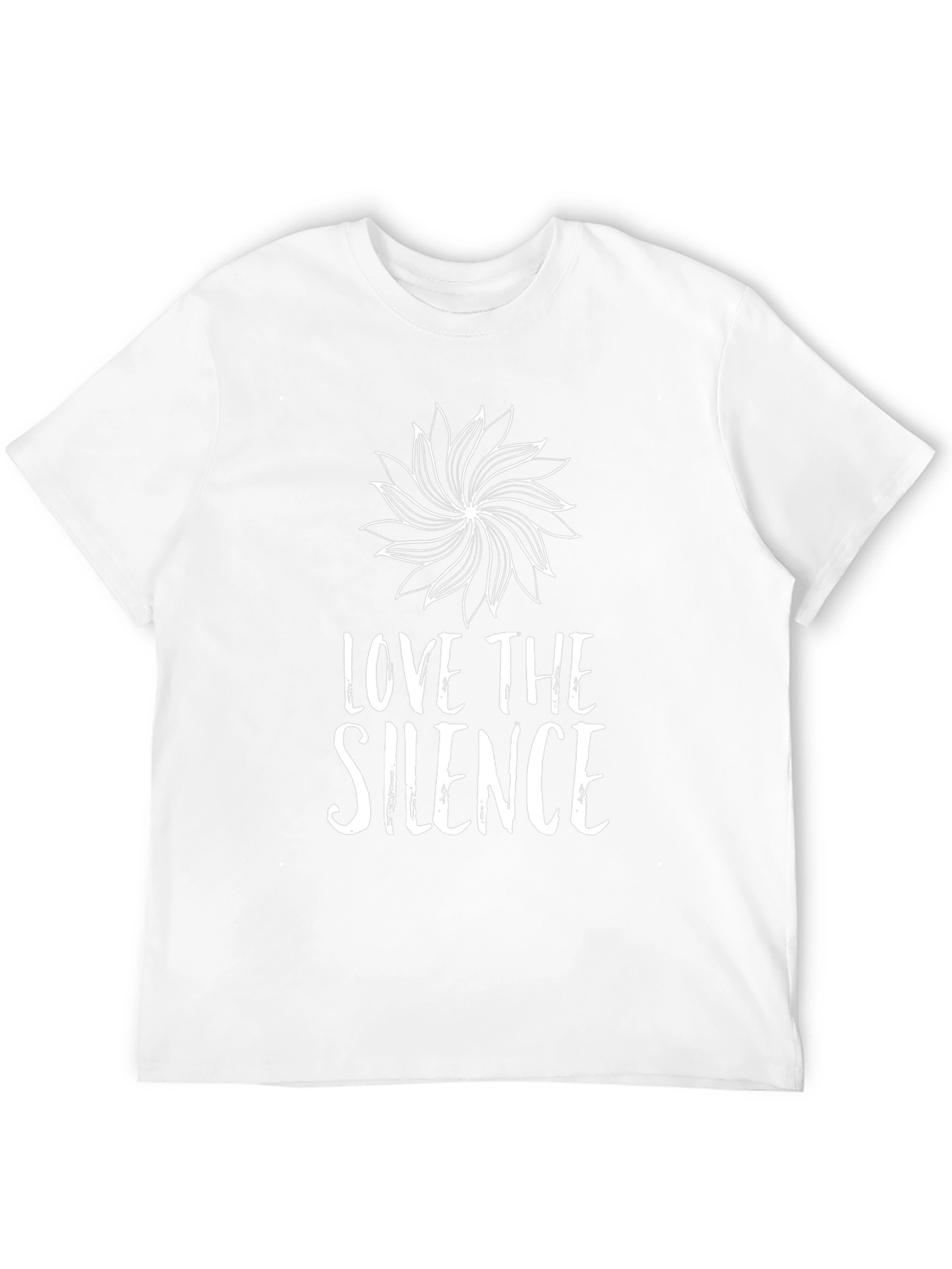Love the Silence Graphic Tee - Unisex Black Shirt