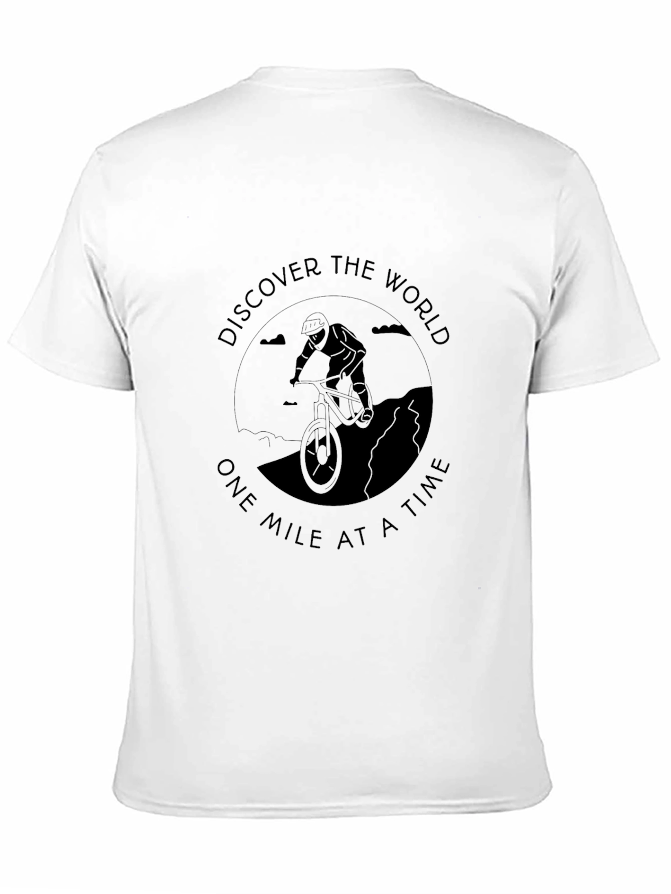Discover the World T-Shirt - Black Graphic Tee