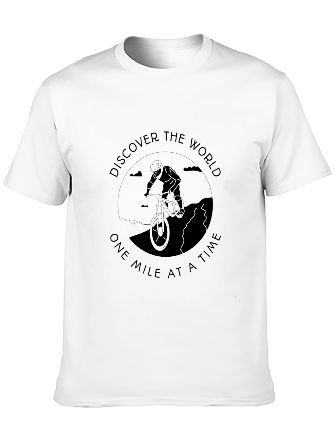 Discover the World T-Shirt - Black Graphic Tee