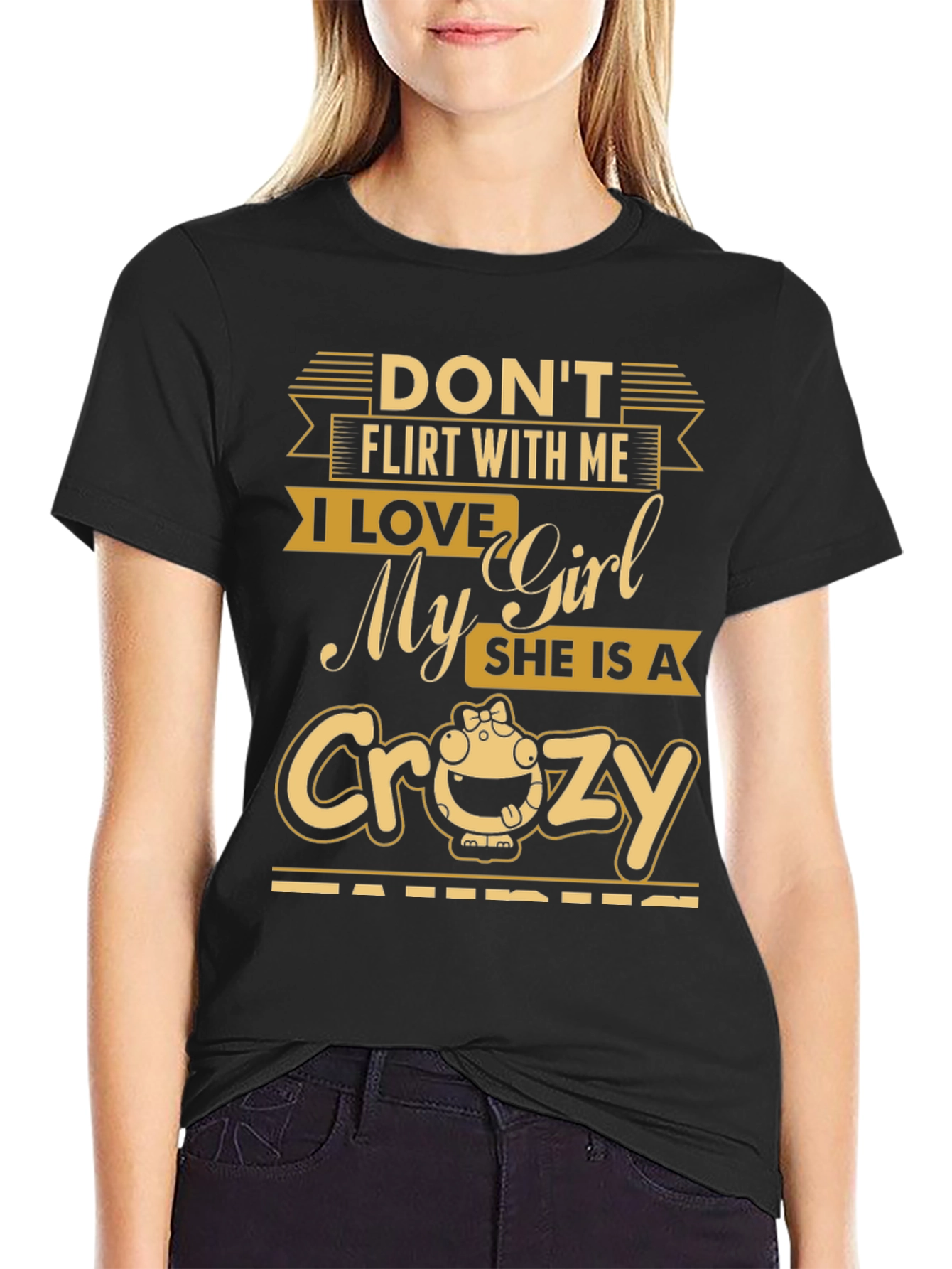 Funny Dont Flirt With Me Graphic T-Shirt