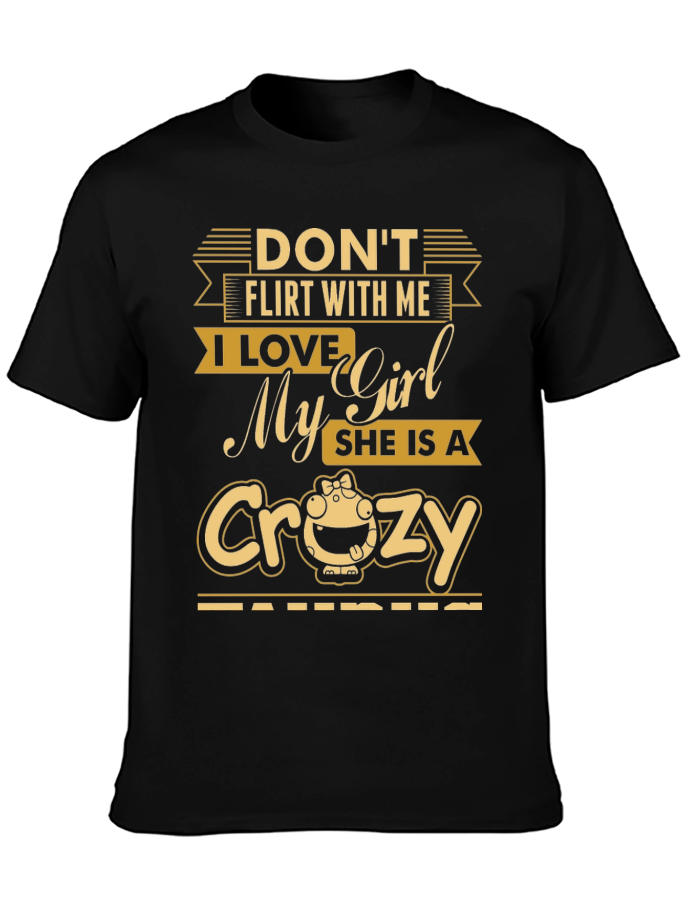 Funny Dont Flirt With Me Graphic T-Shirt