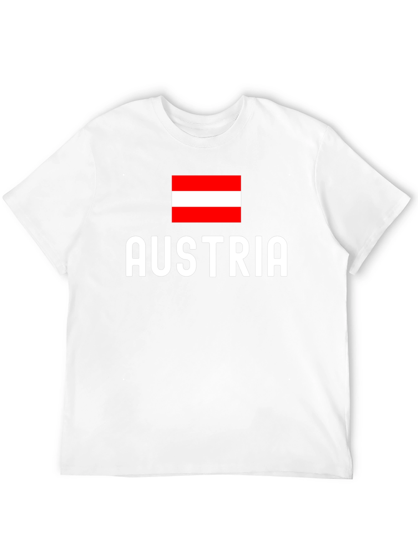 Austria Flag T-Shirt - Black Tee Austrian Pride