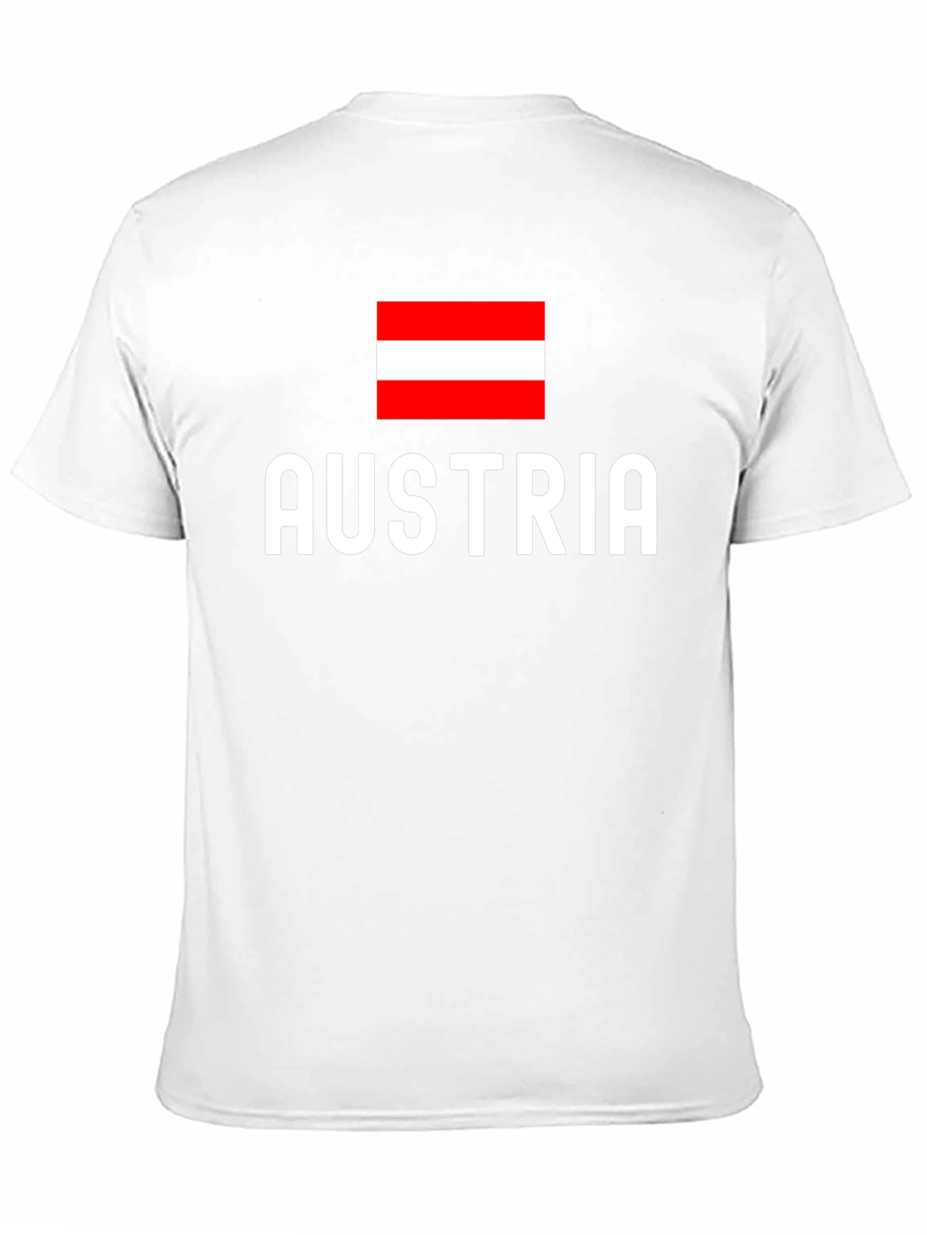 Austria Flag T-Shirt - Black Tee Austrian Pride