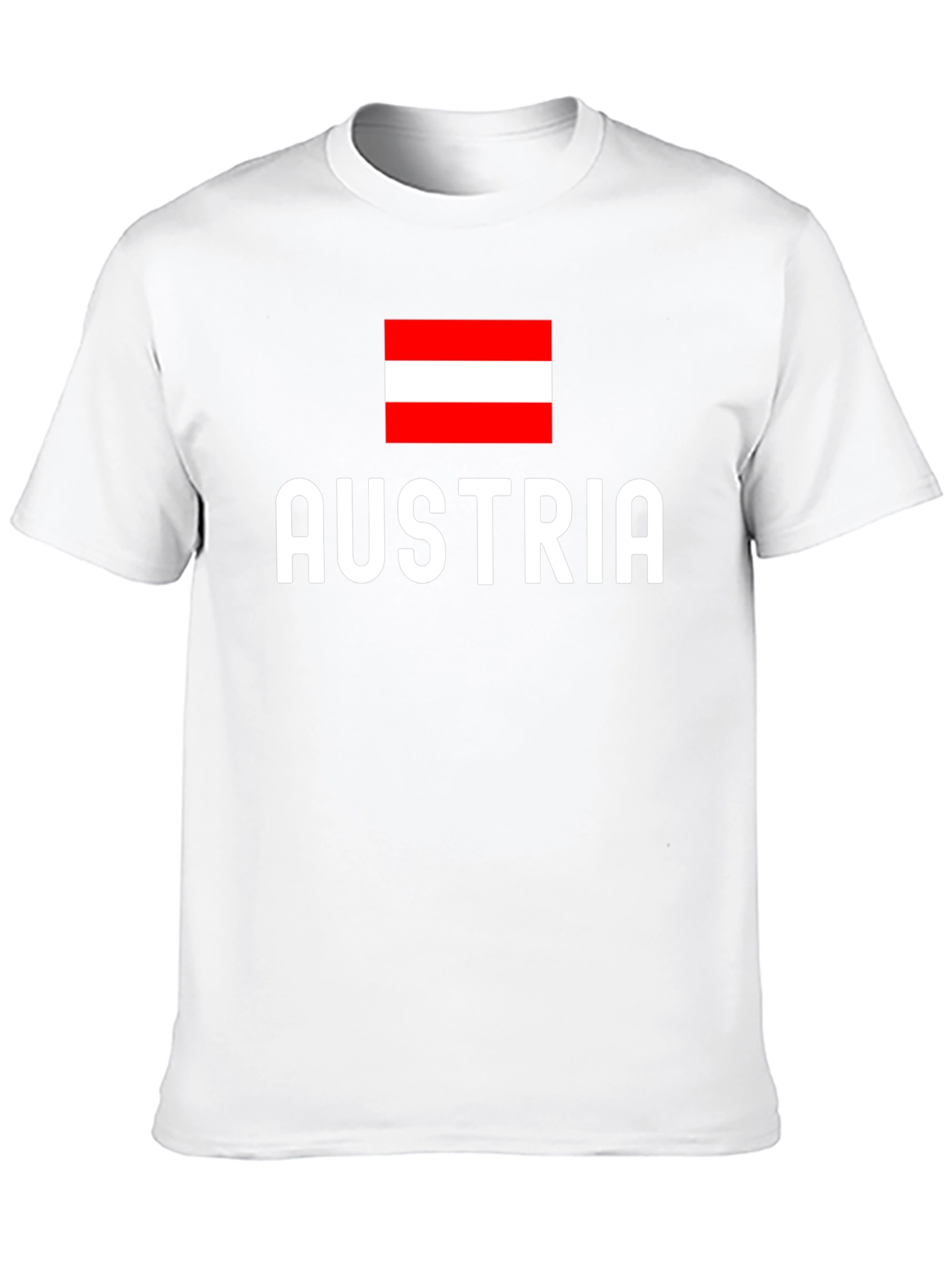 Austria Flag T-Shirt - Black Tee Austrian Pride
