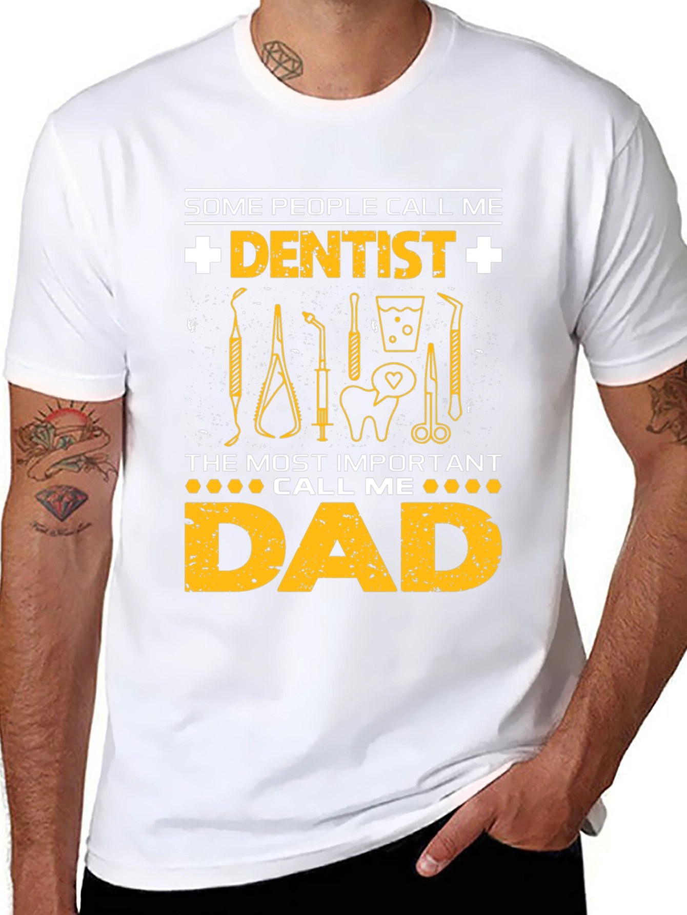 Dentist Dad T-Shirt - Gift for Dentist Fathers