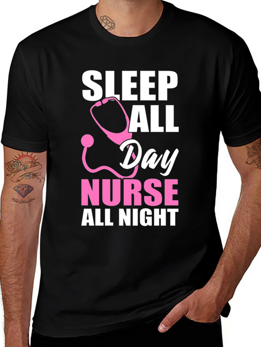 Nurse Sleep All Day T-Shirt