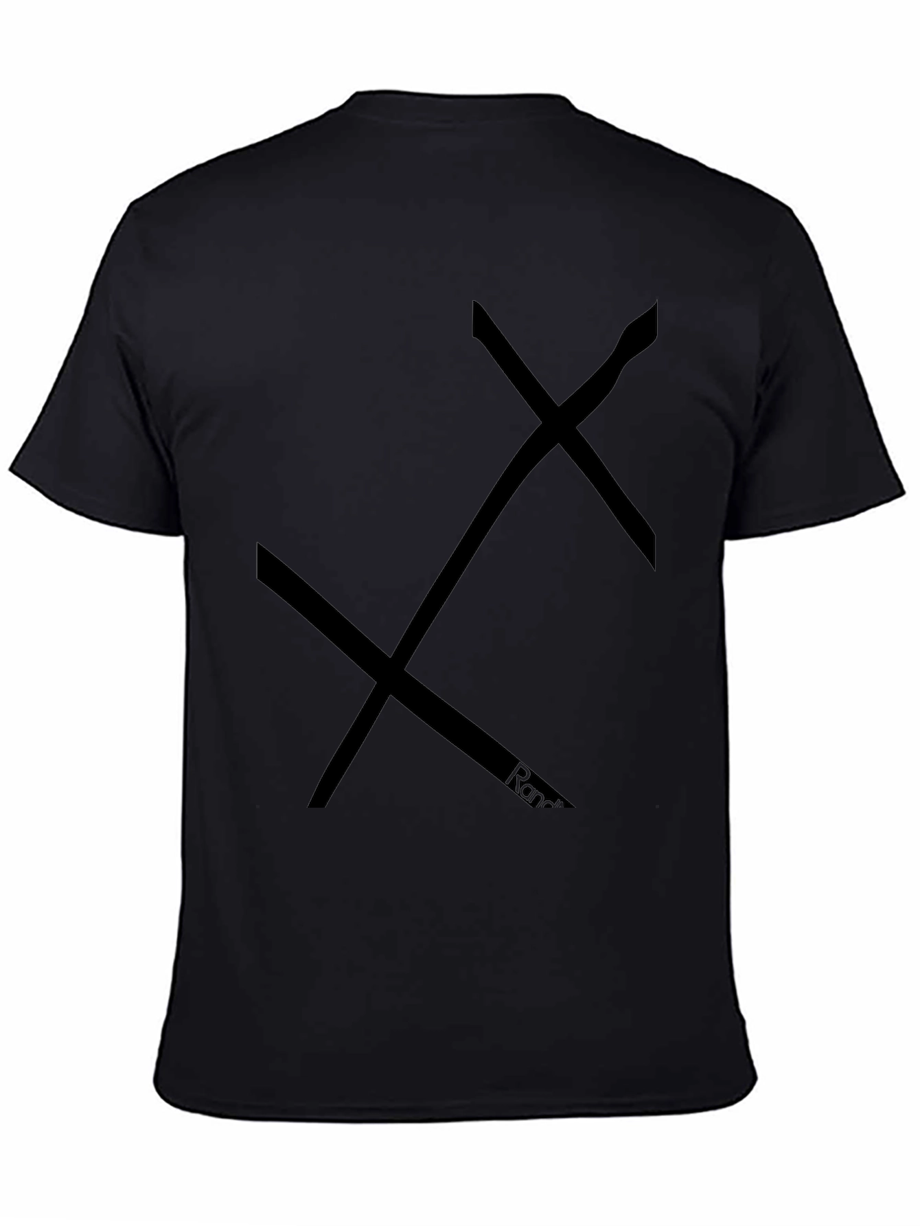 Abstract Black Graphic Tee - Unisex