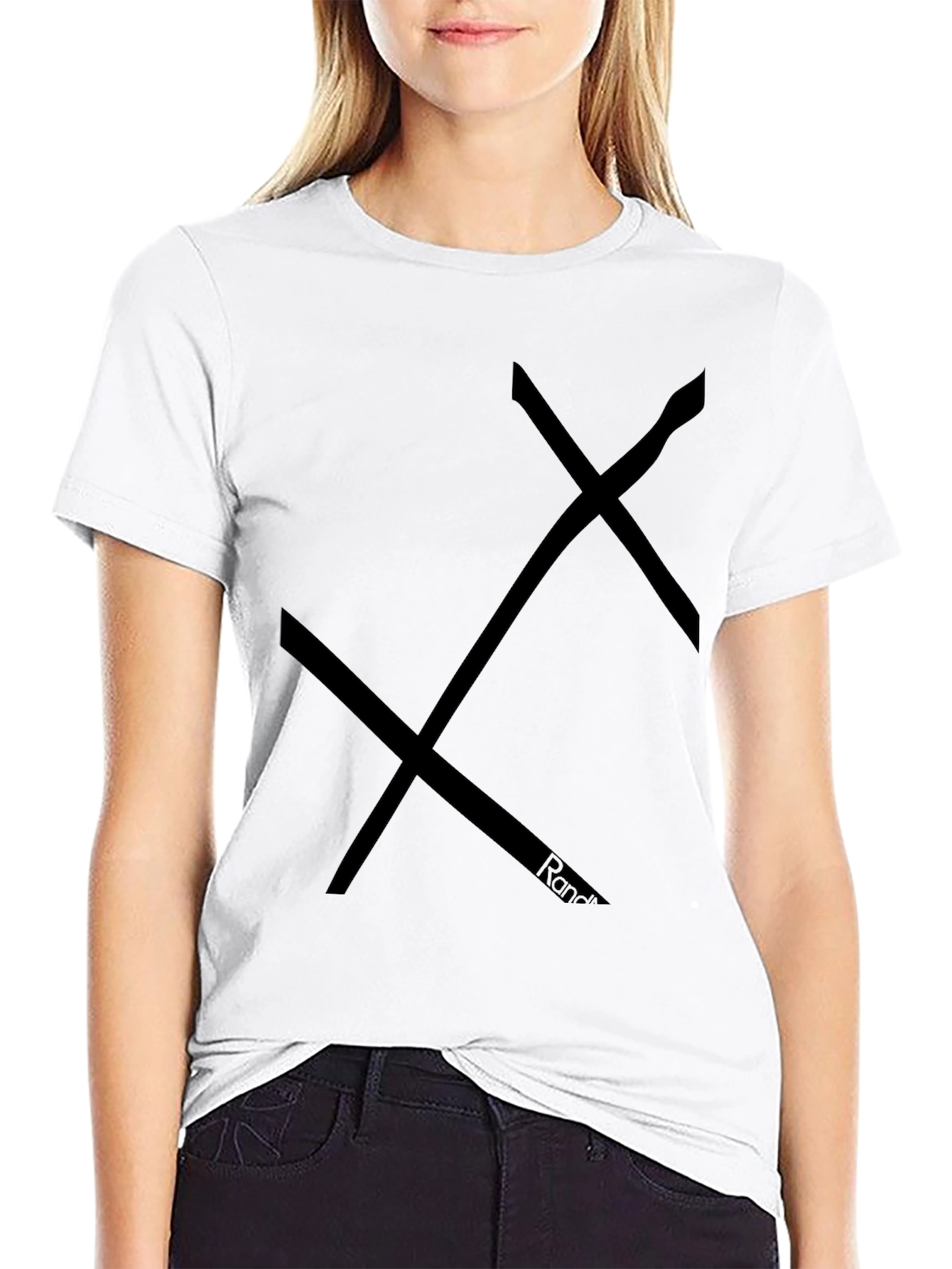 Abstract Black Graphic Tee - Unisex