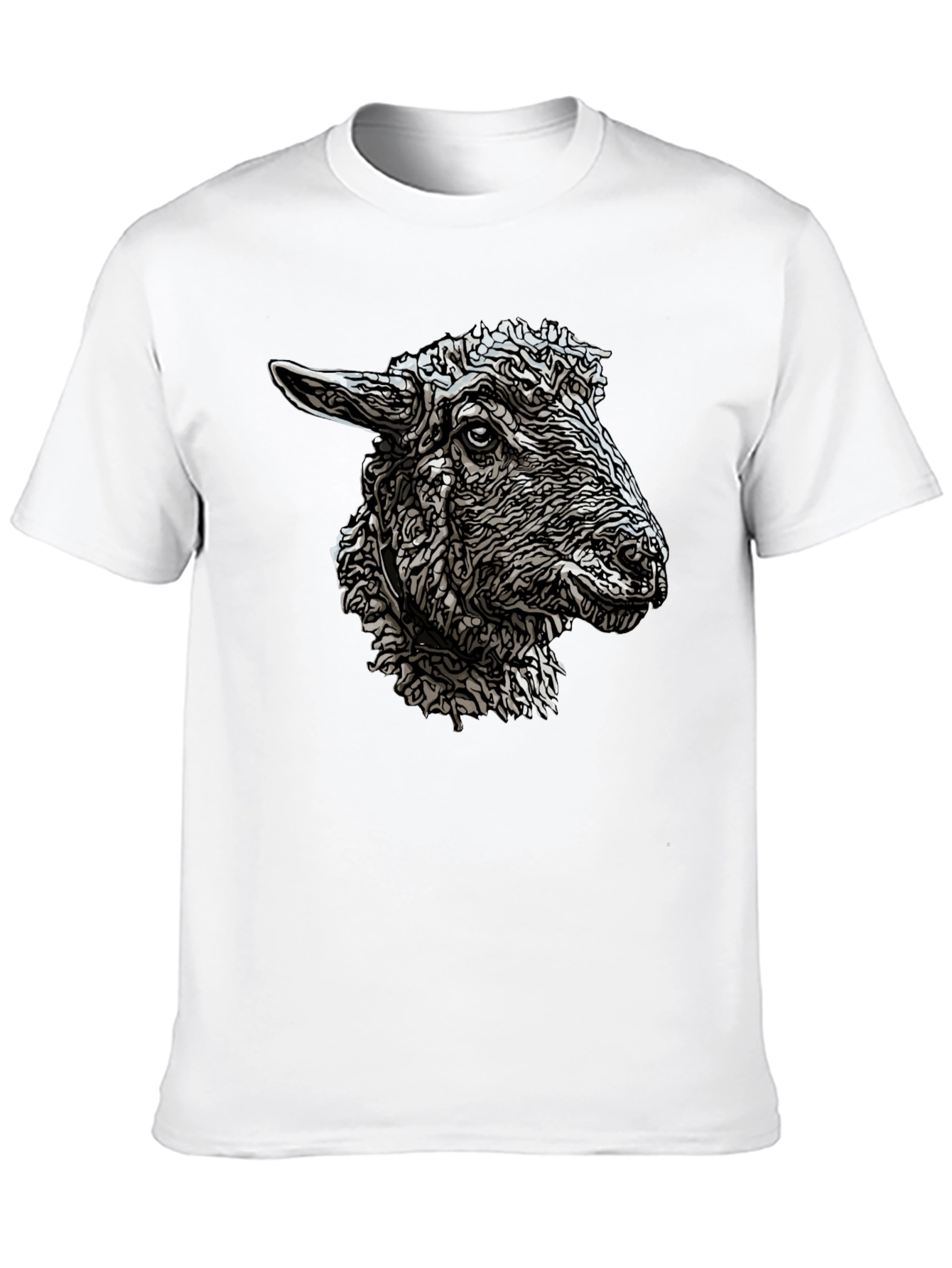 Black Sheep Graphic Tee - Unique Animal Design