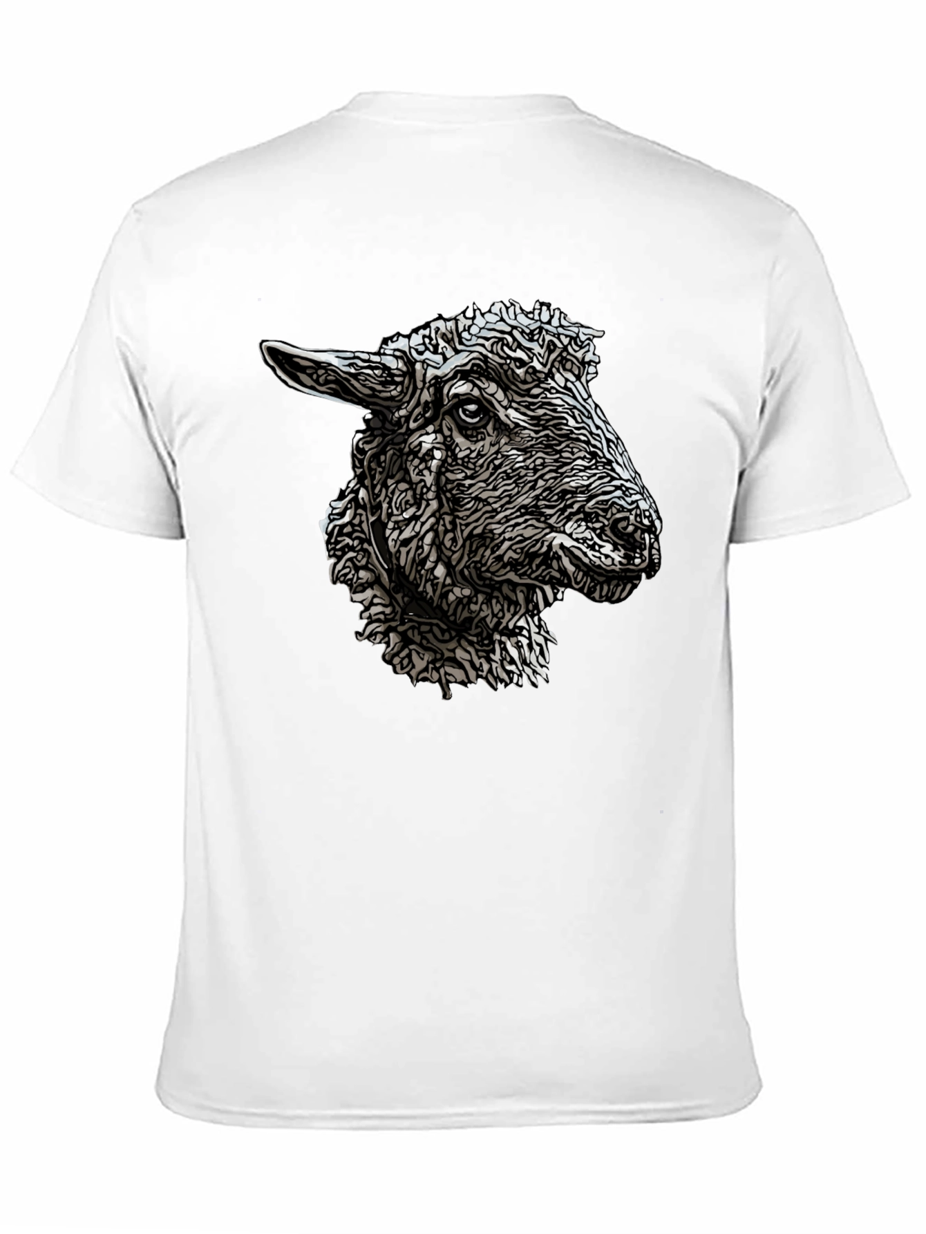 Black Sheep Graphic Tee - Unique Animal Design