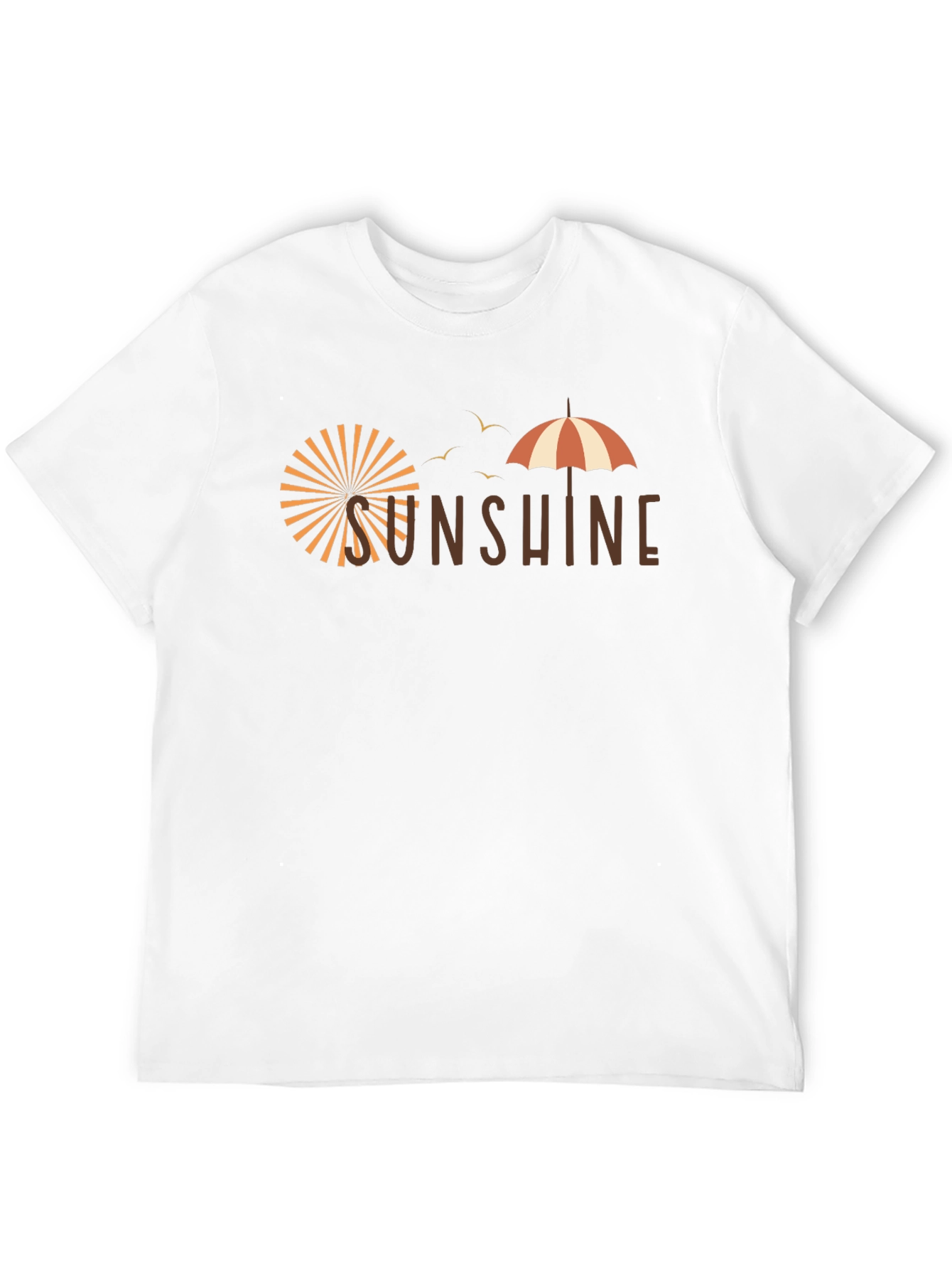 Sunshine Graphic Tee - Comfort Fit Black T-Shirt