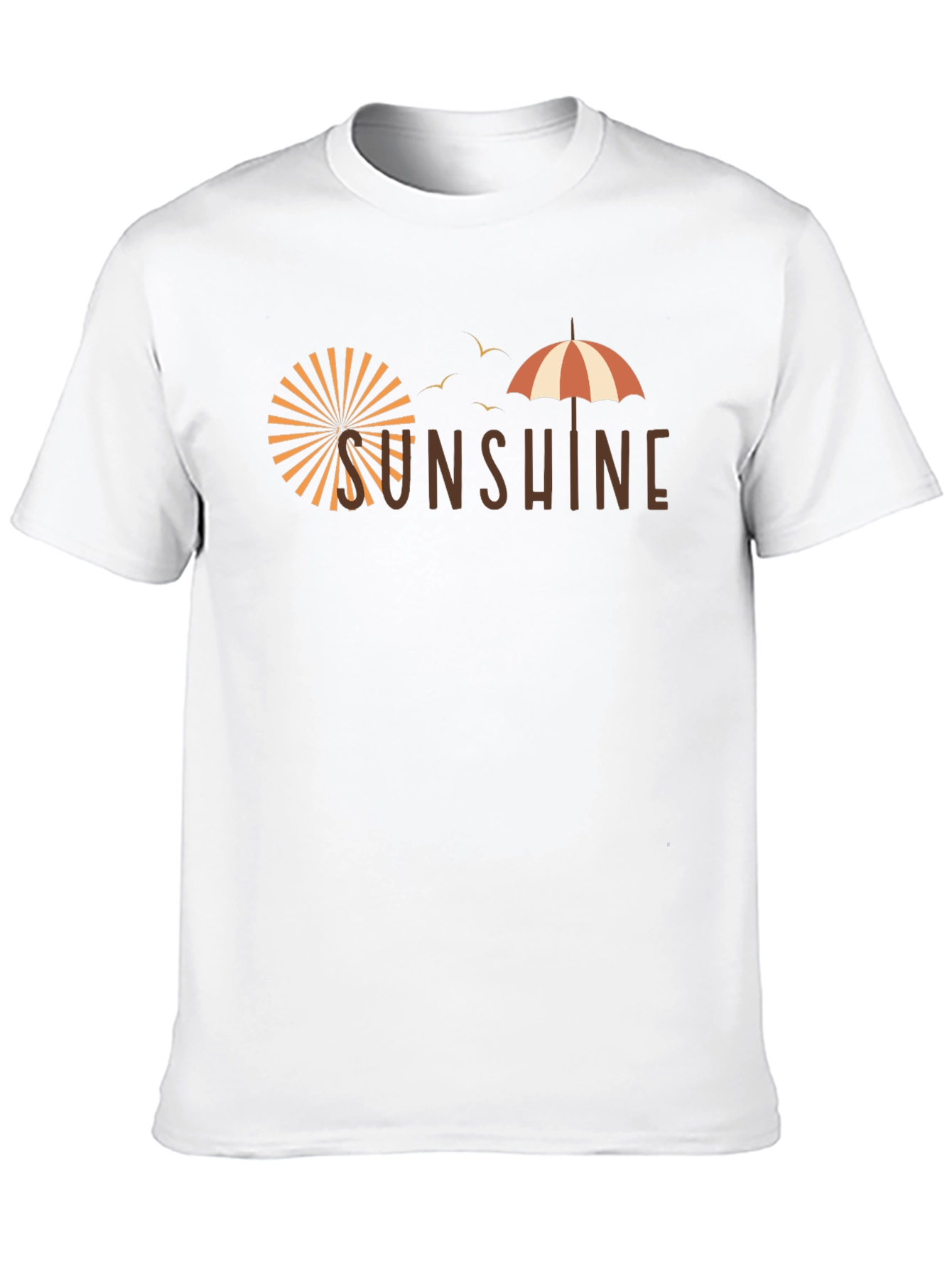 Sunshine Graphic Tee - Comfort Fit Black T-Shirt