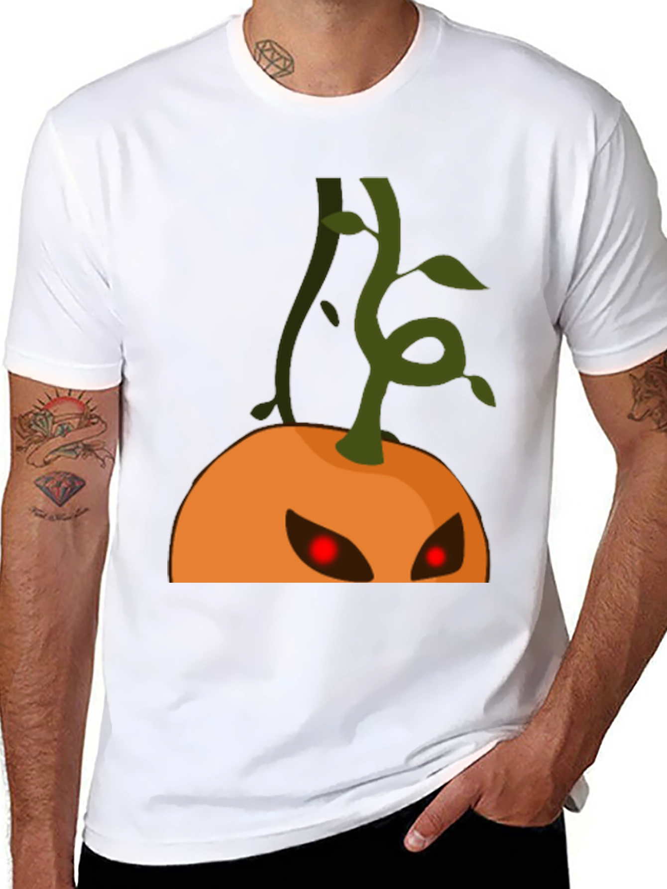 Spooky Pumpkin T-Shirt - Halloween Style