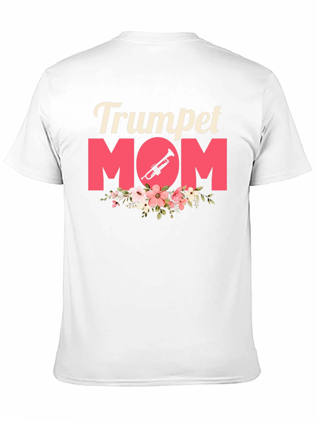 Trumpet Mom Graphic Tee - Musical Mothers Day Gift