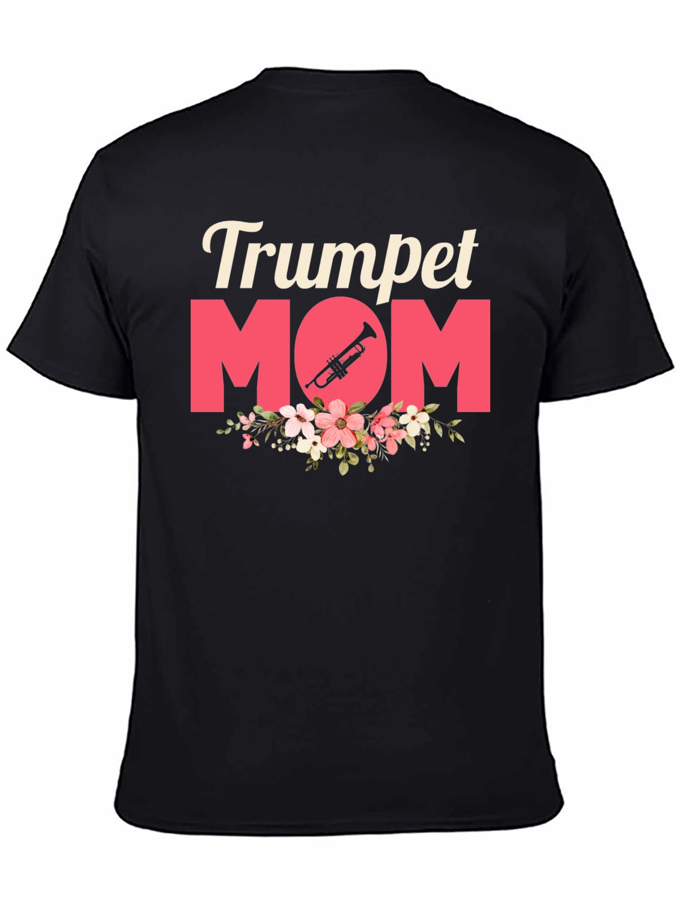 Trumpet Mom Graphic Tee - Musical Mothers Day Gift