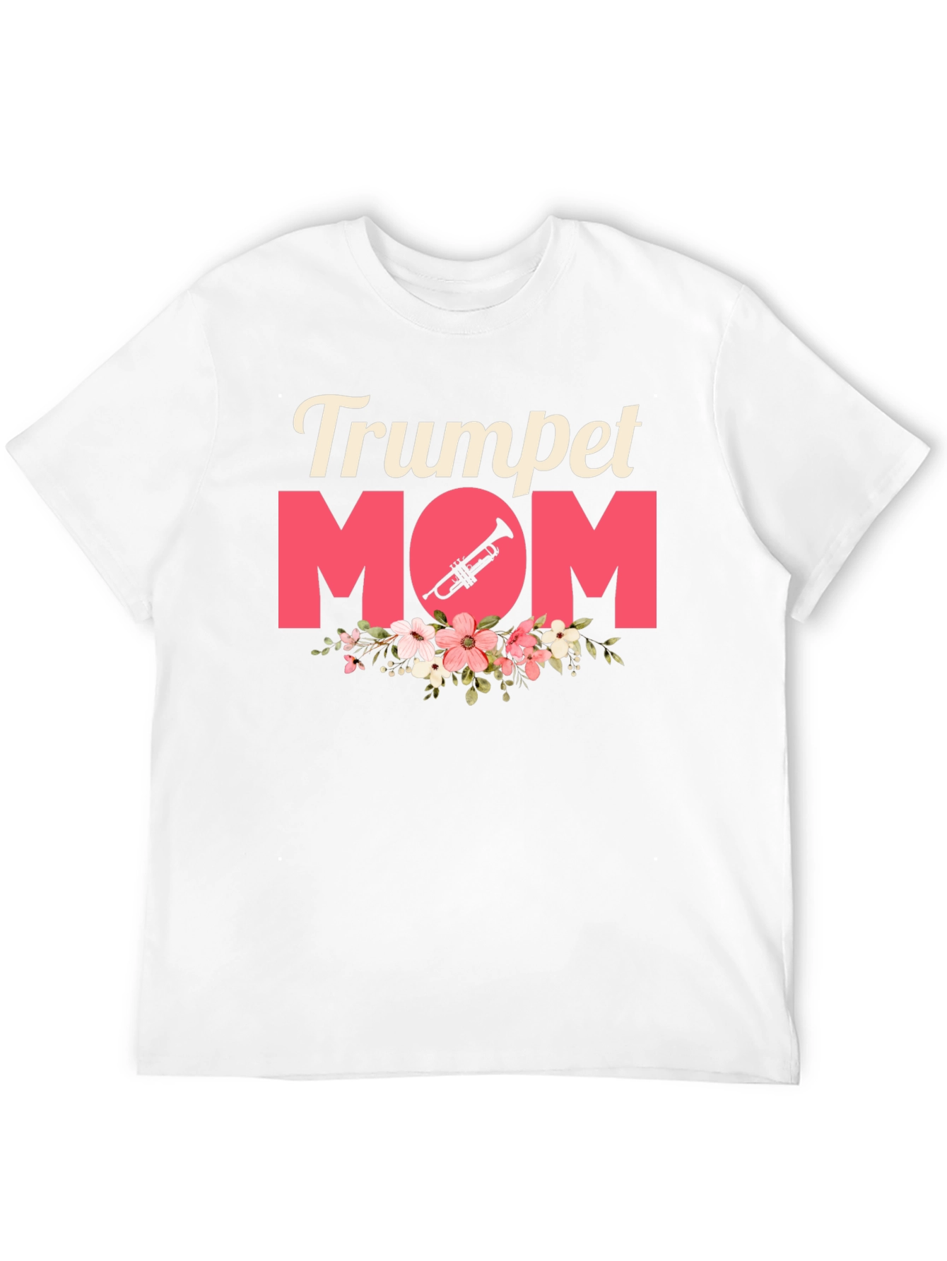 Trumpet Mom Graphic Tee - Musical Mothers Day Gift