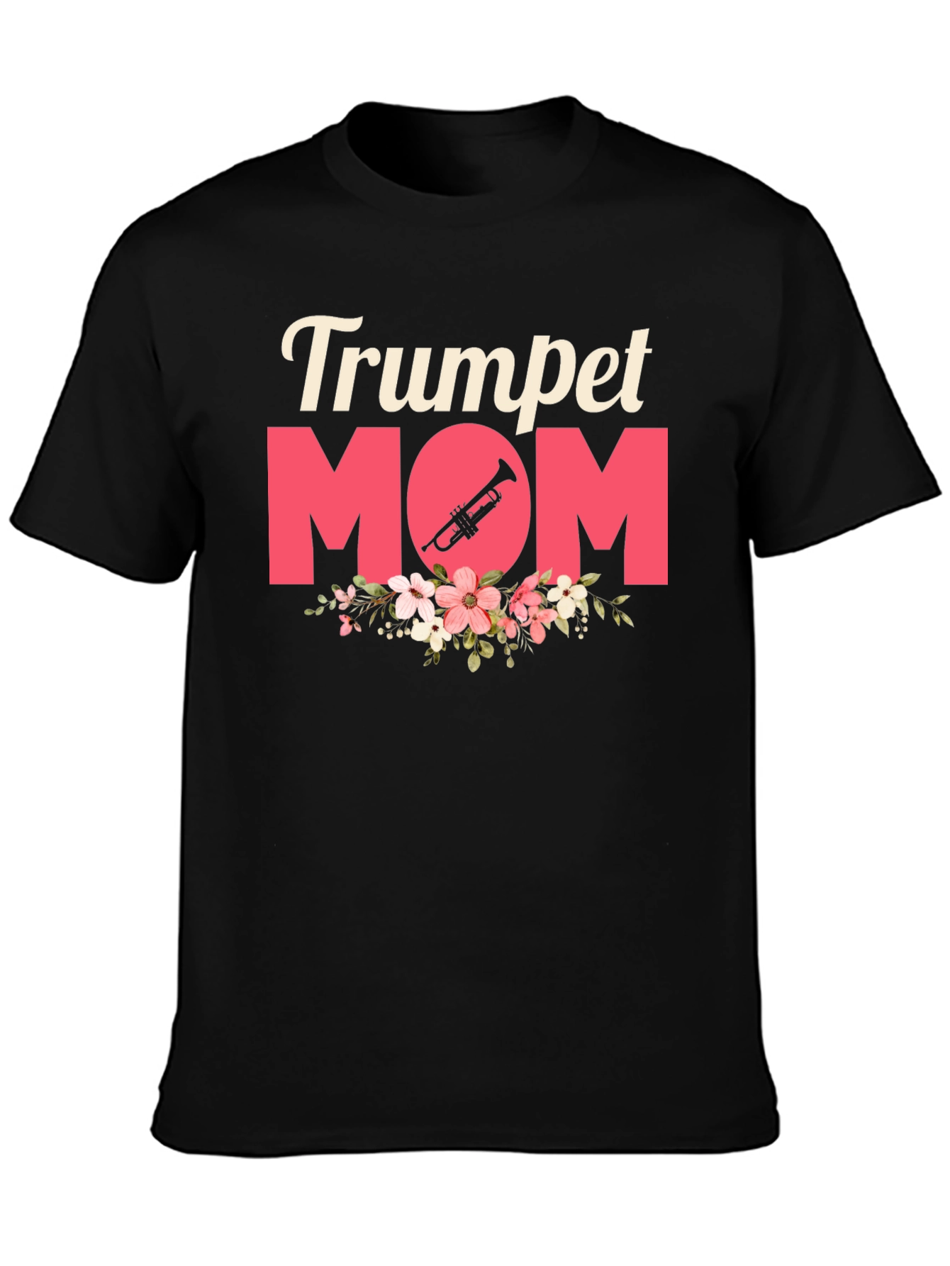 Trumpet Mom Graphic Tee - Musical Mothers Day Gift