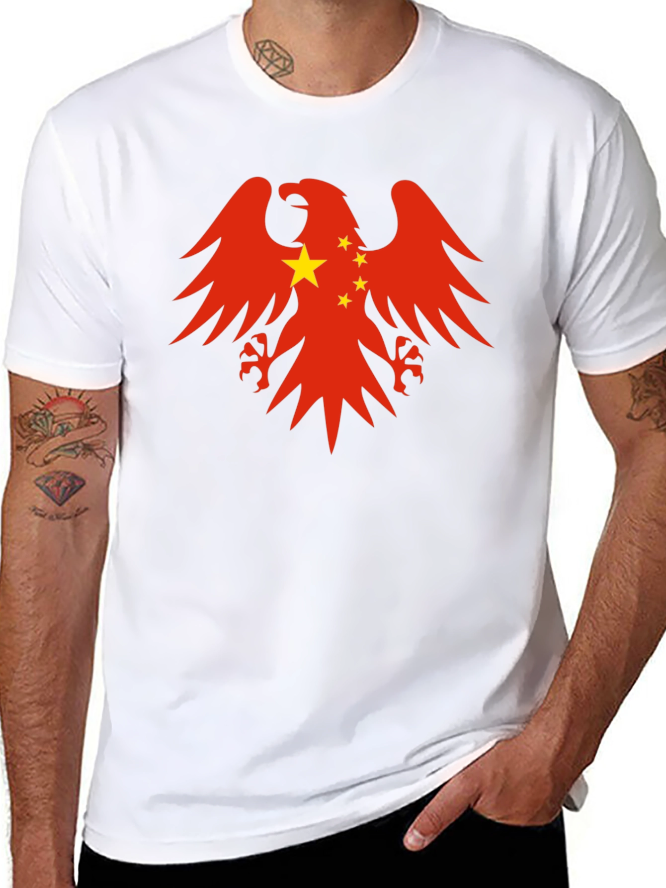 Eagle China Flag T-Shirt