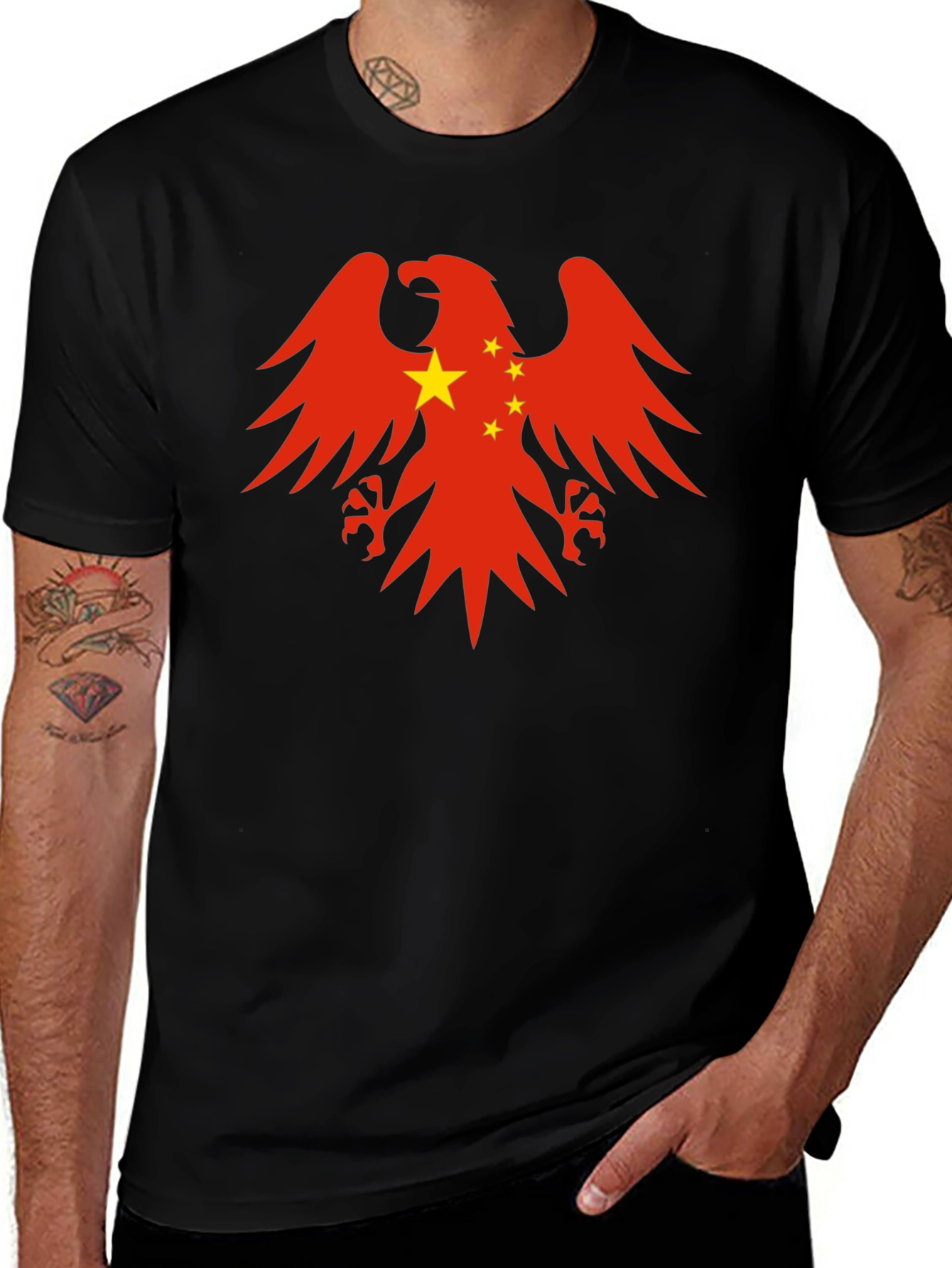 Eagle China Flag T-Shirt